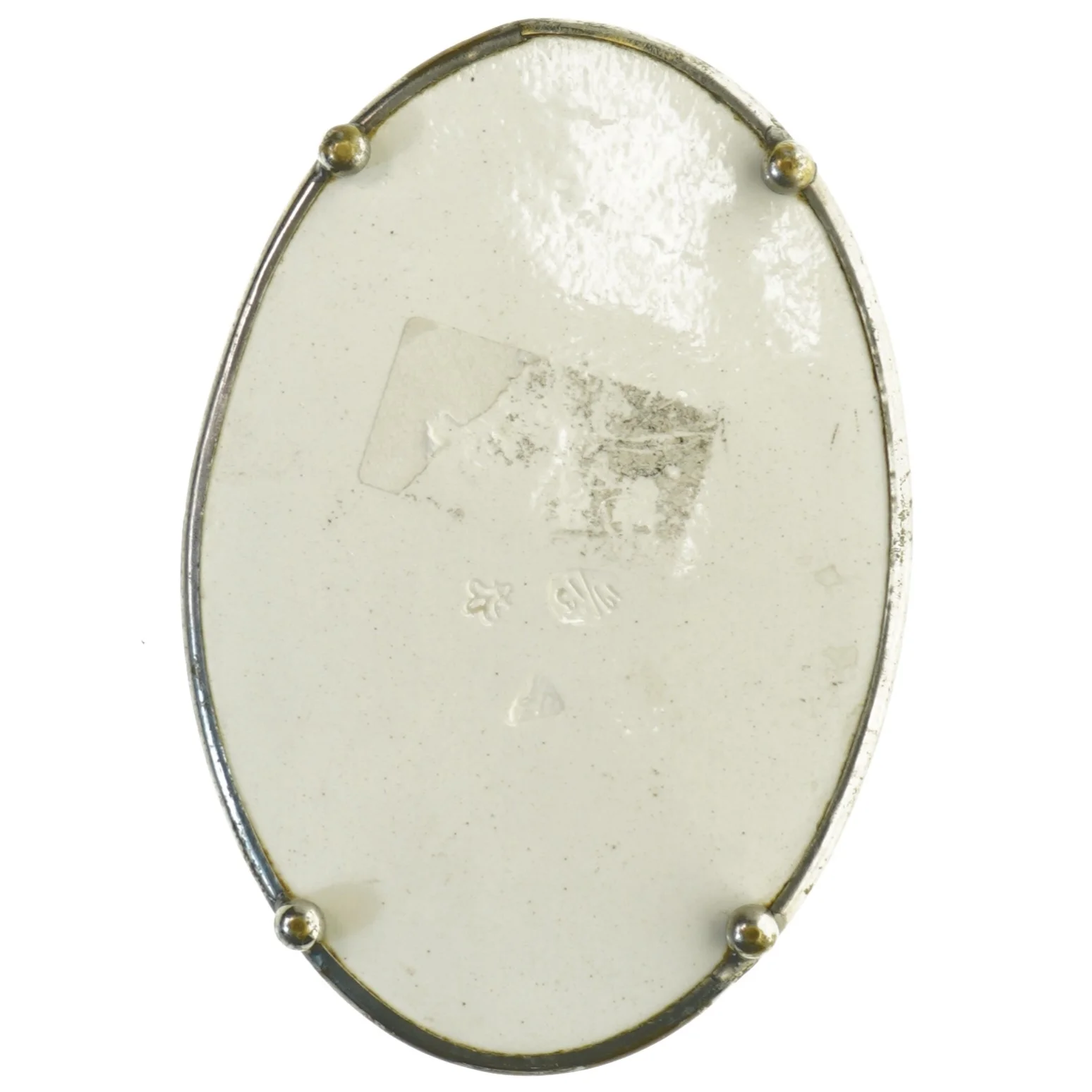 Glasfad med blomstermotiv (str. 13 cm x 19 cm)