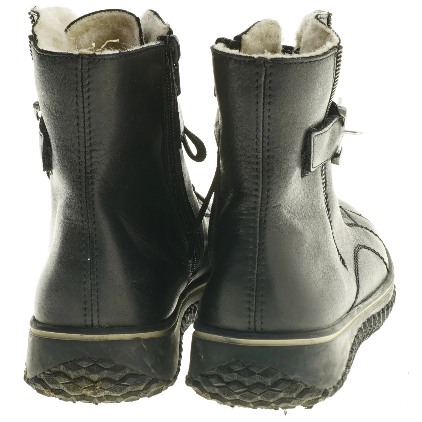 Sort støvle, størrelse 40 fra Rieker (str. 40 )