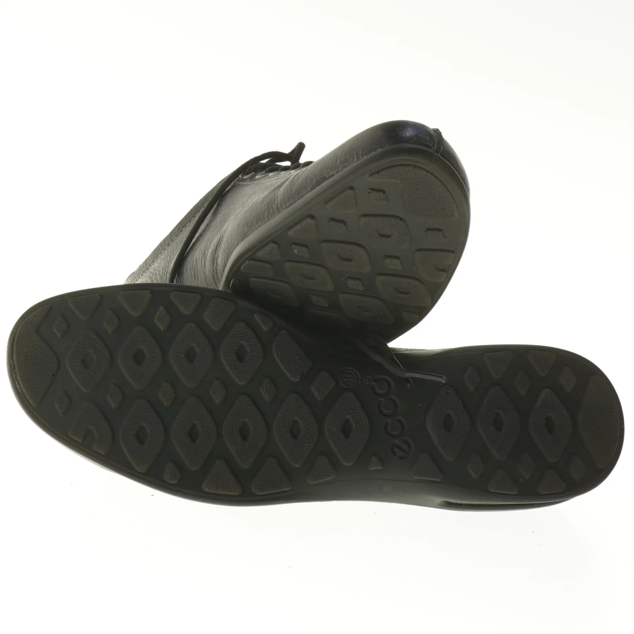 Sort lædersko fra Ecco (str. 40 )