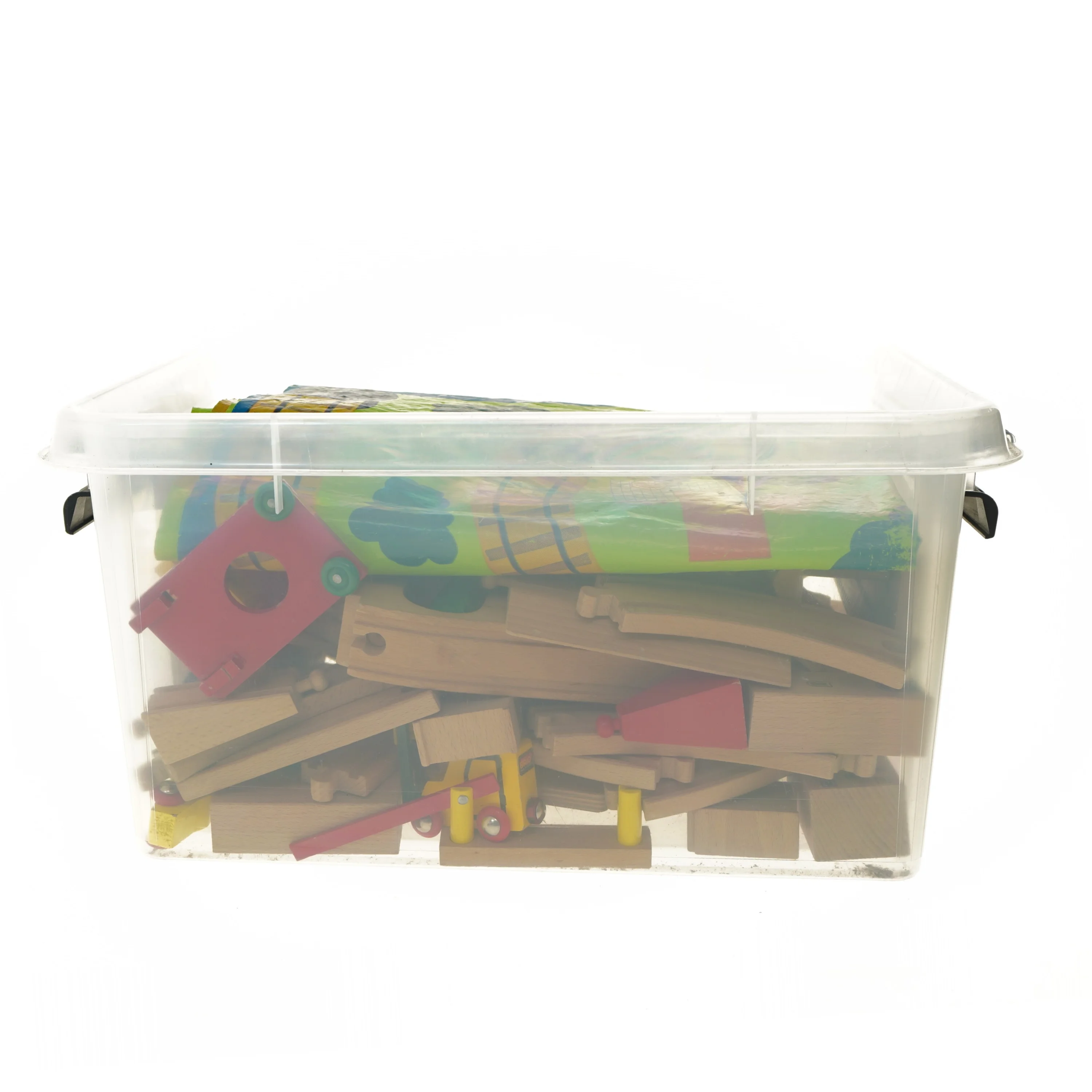 Trætogbane i kasse (str. 40,5x26 cm)