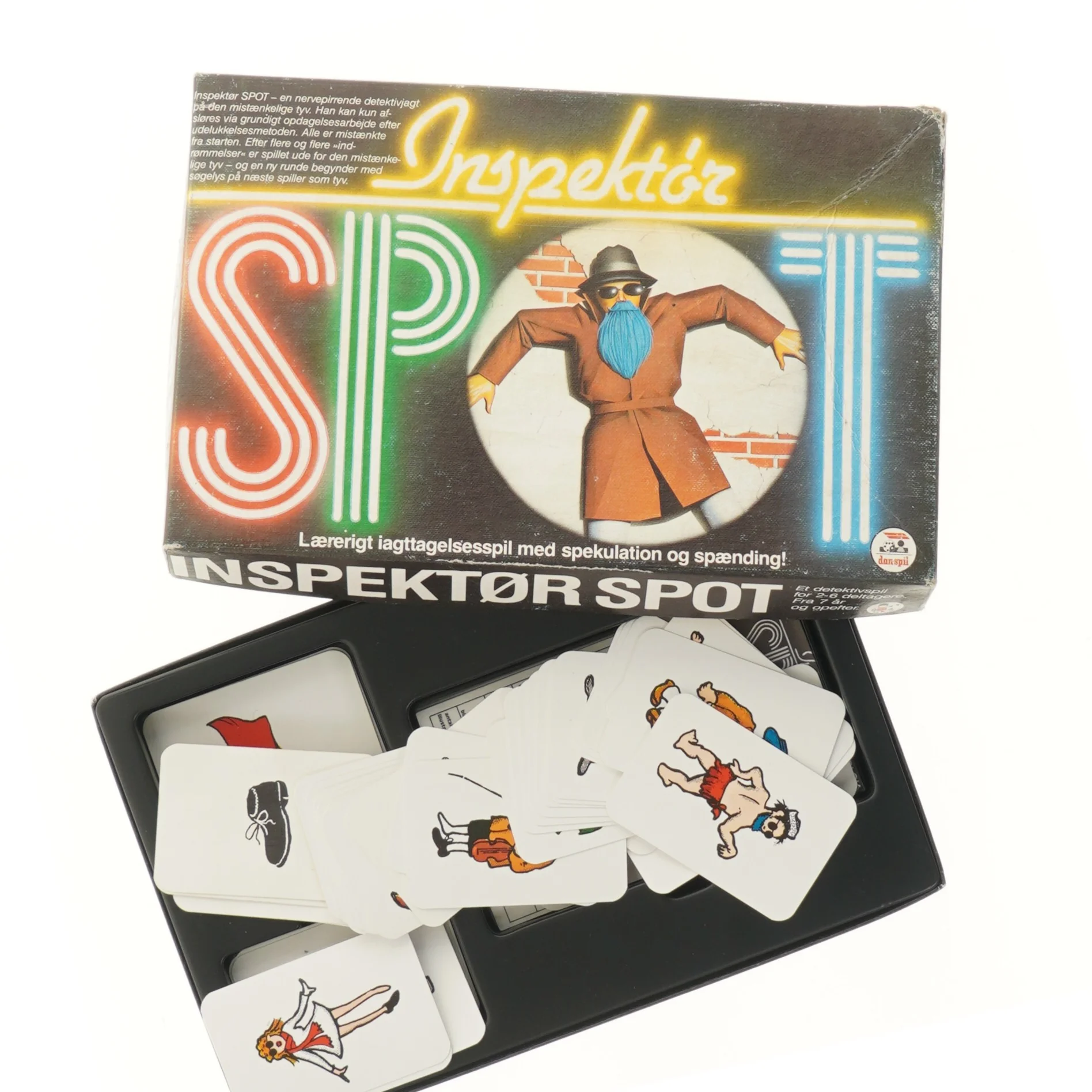 Inspektør Spot brætspil (str. 4x25x16 cm)