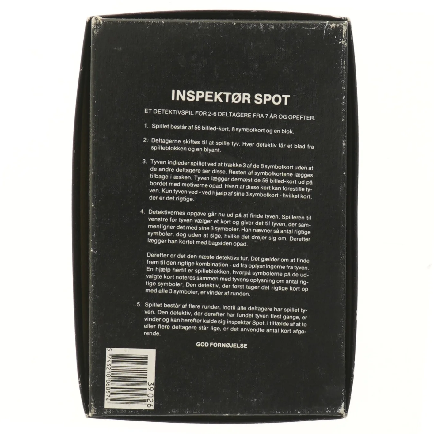 Inspektør Spot brætspil (str. 4x25x16 cm)