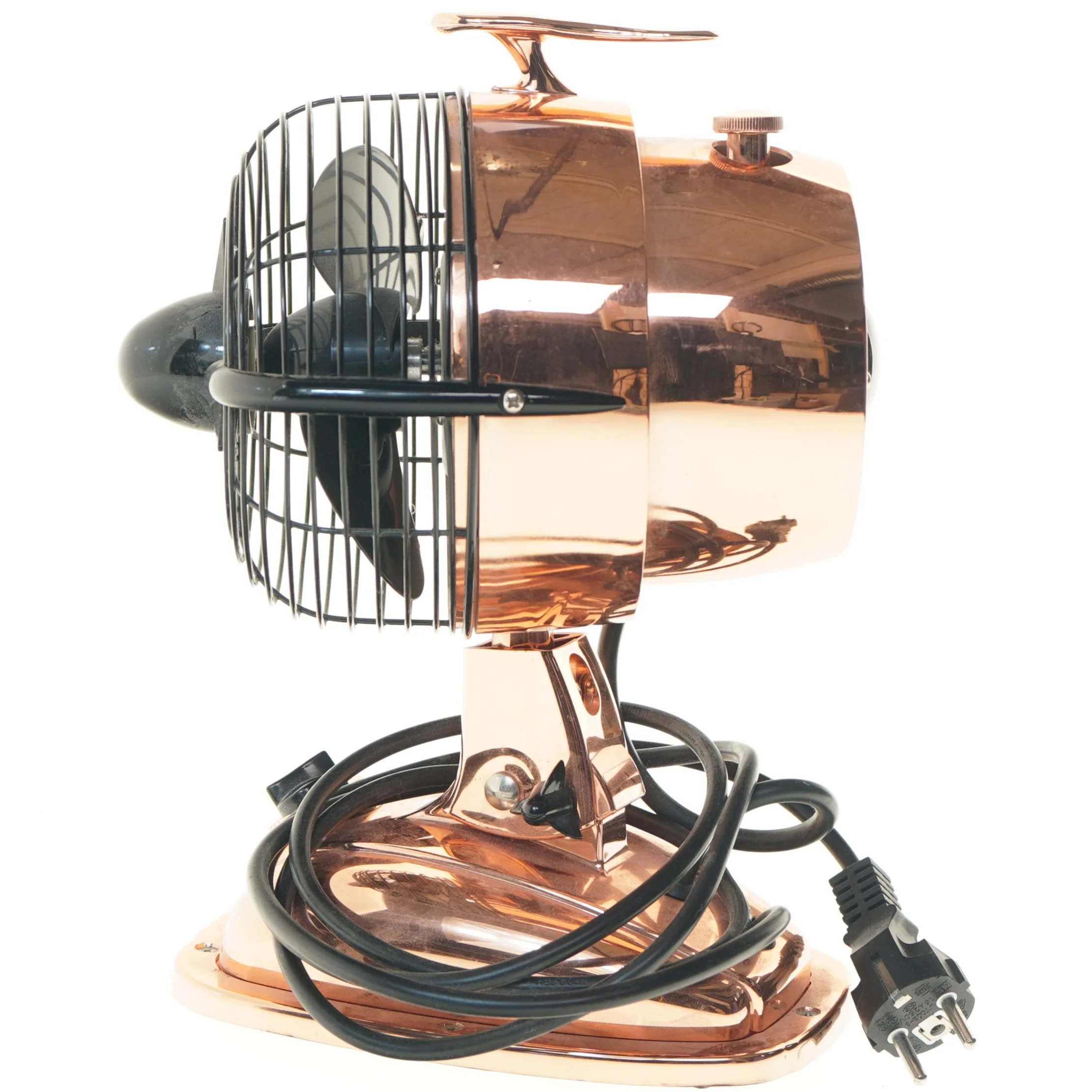 Bordventilator i kobber fra Texa Design (str. 28 cm)