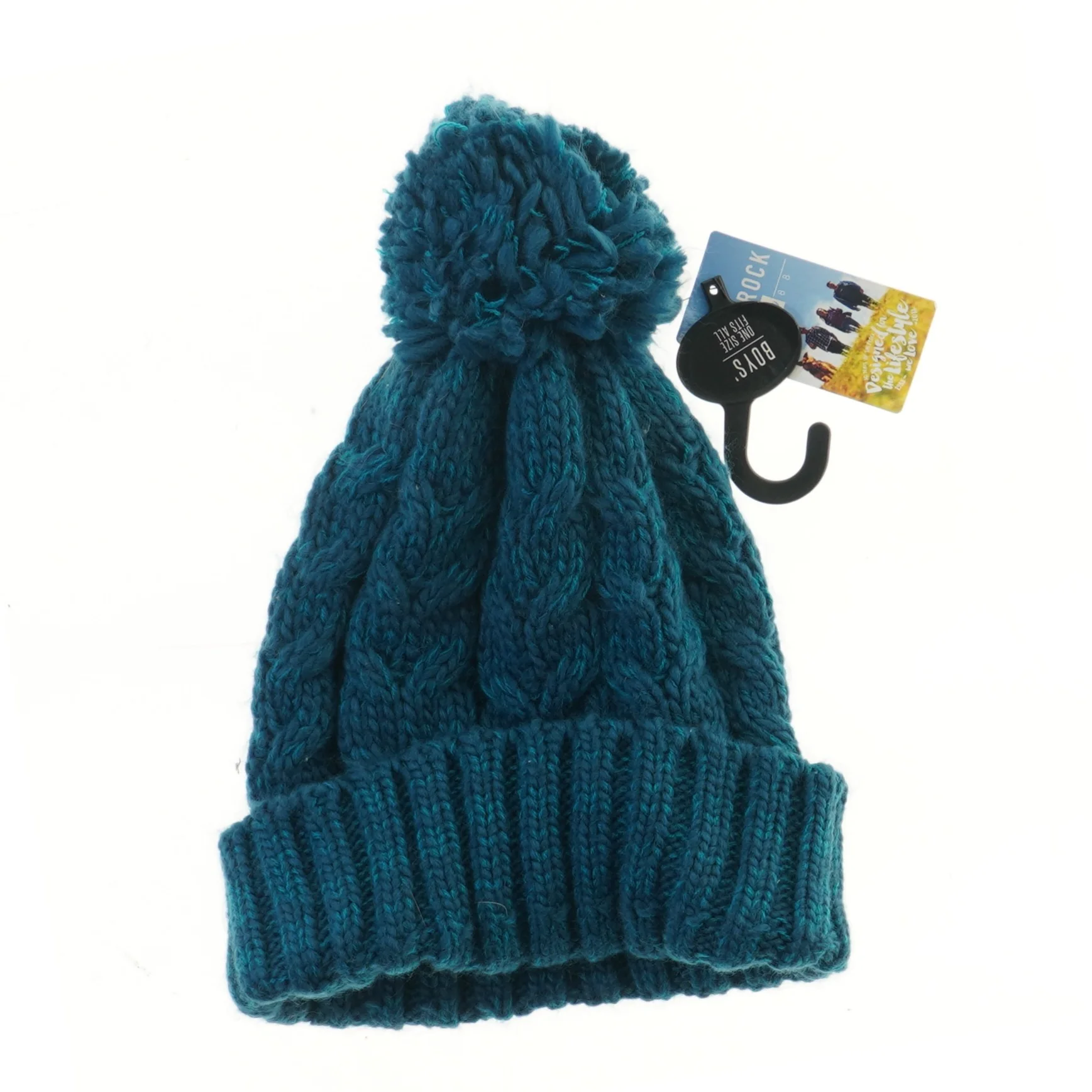 Strikhue med kvast fra Saltrock (str. Ø 23 cm)