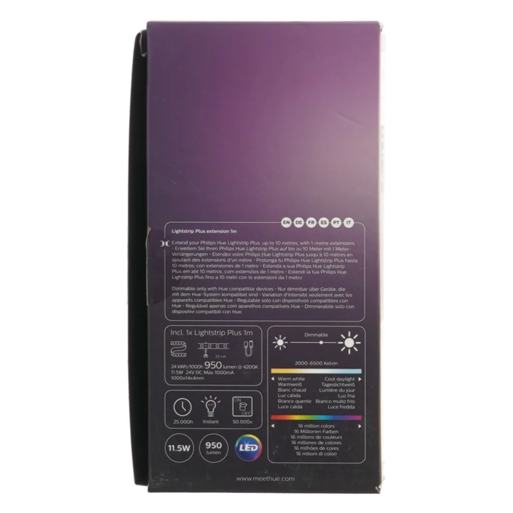 Philips Hue Lightstrip Plus 1m Udvidelse fra Philips (str. 100 cm)