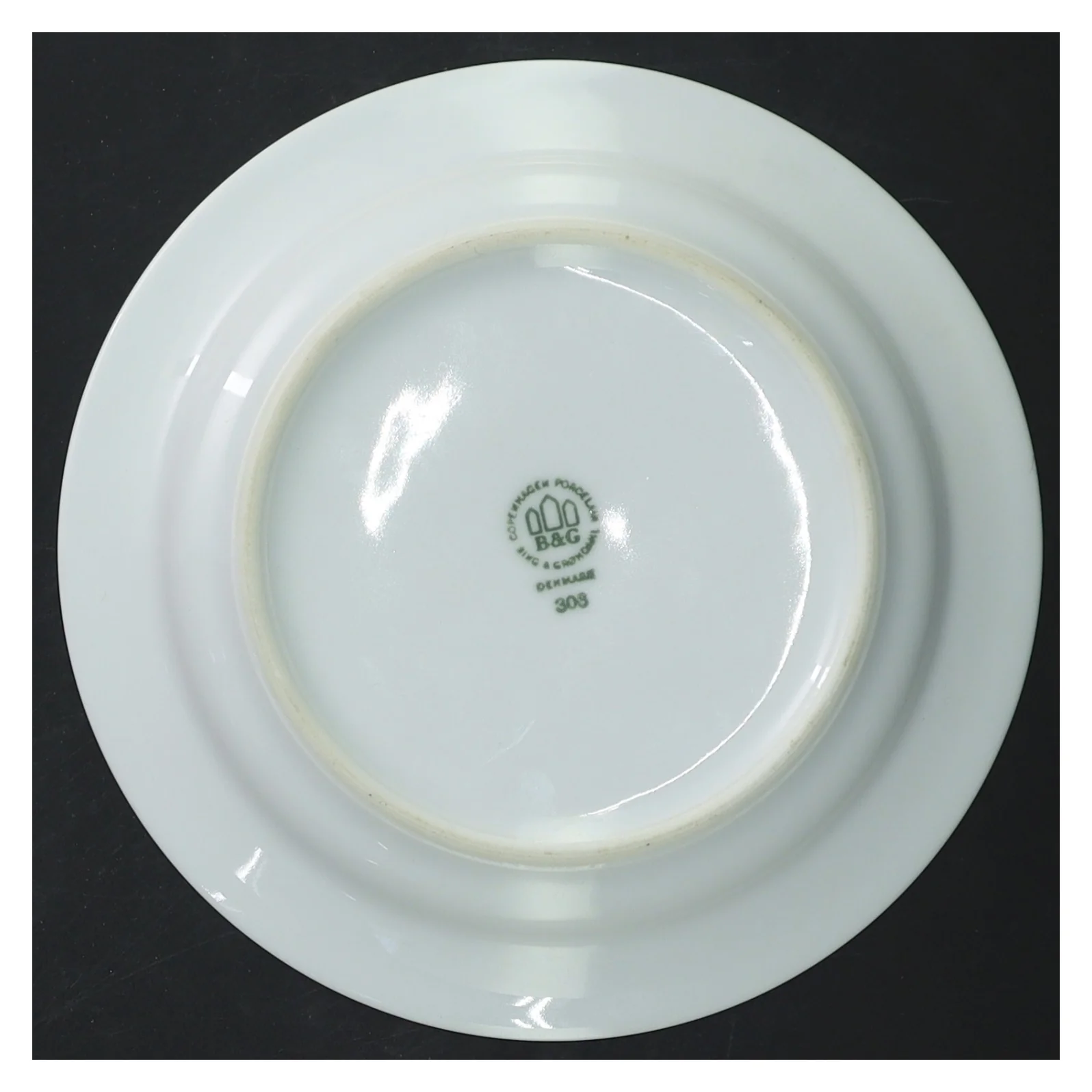 B&G porcelænstallerkener fra B&G (str. 5 styk, ø 16,5 cm)