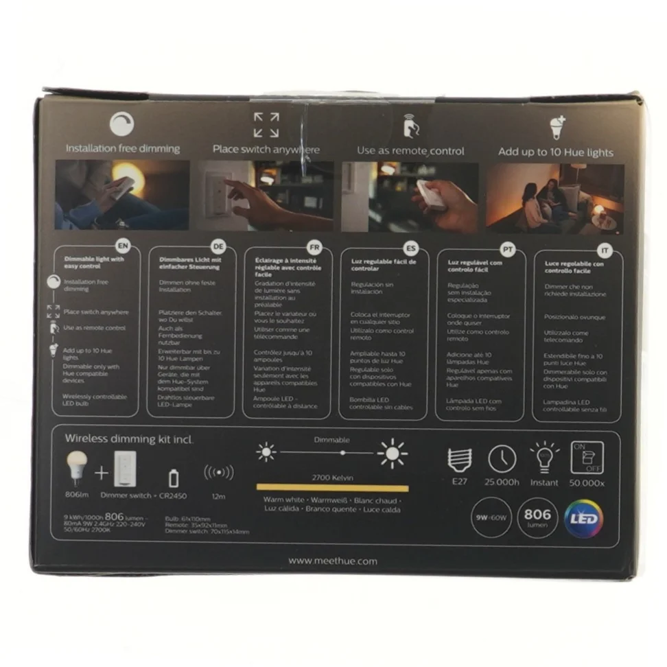 Philips Hue dæmpningskit fra Philips (str. 10 cm)