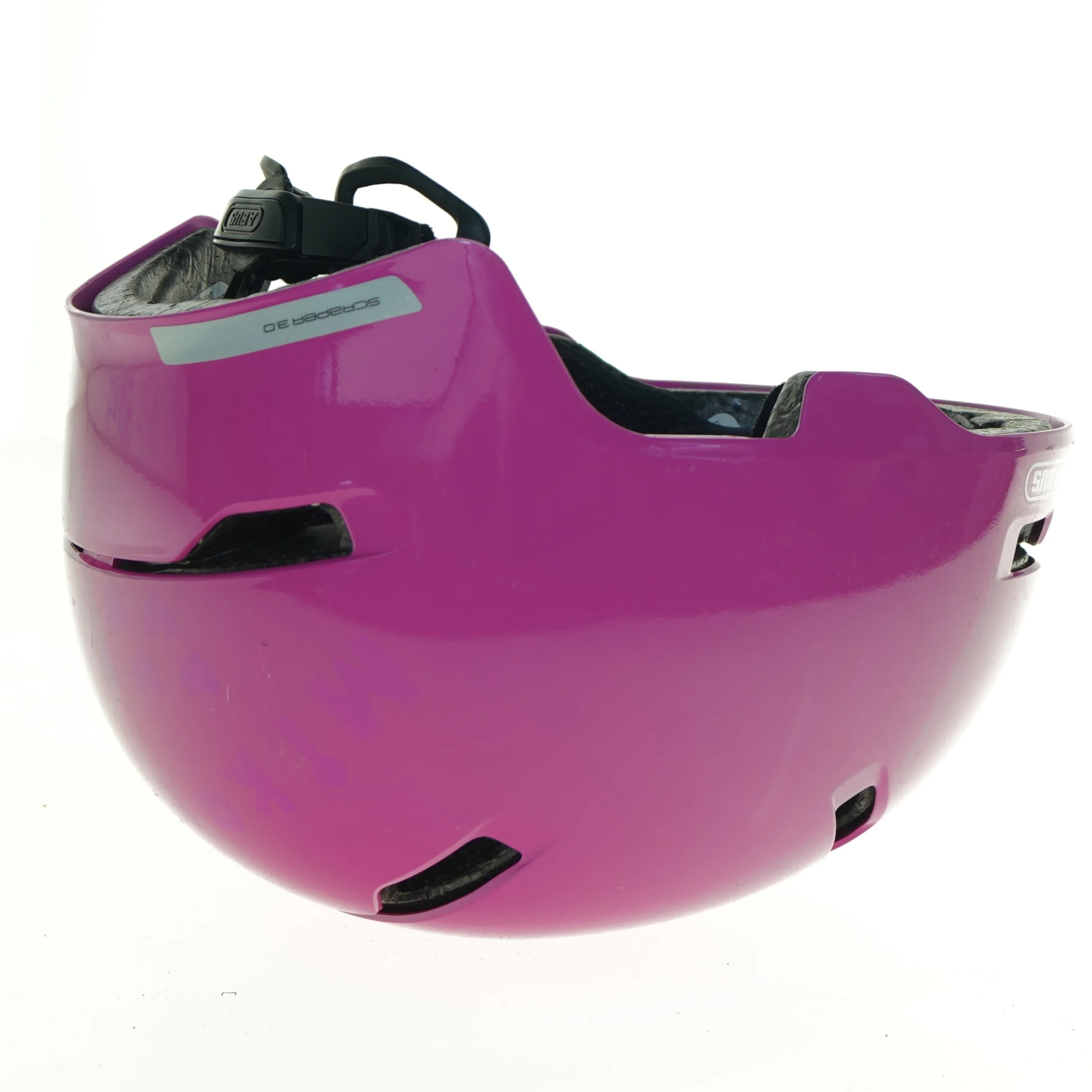 Skihjelm/cykelhjelm til pige fra Abus (str. 51 til 55 cm)