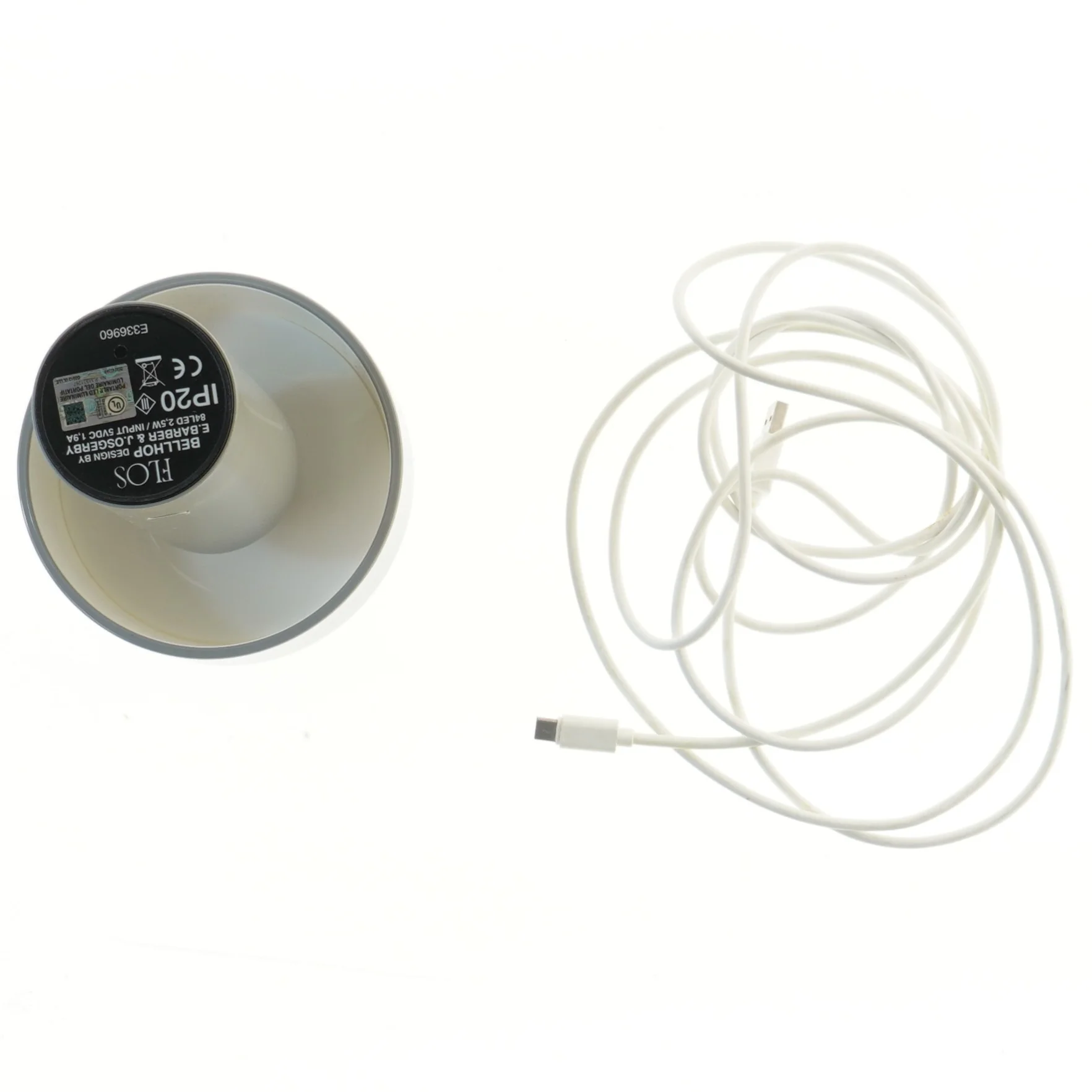 Flos Bellhop bordlampe med oplader fra Flos (str. 20 cm)