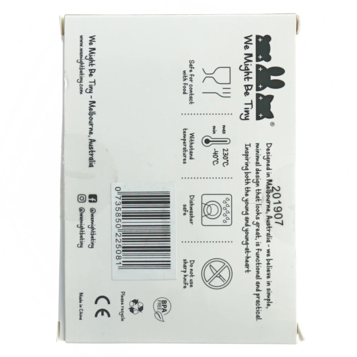 Silikone snack skål og tallerken (str. 14 x 10 cm)