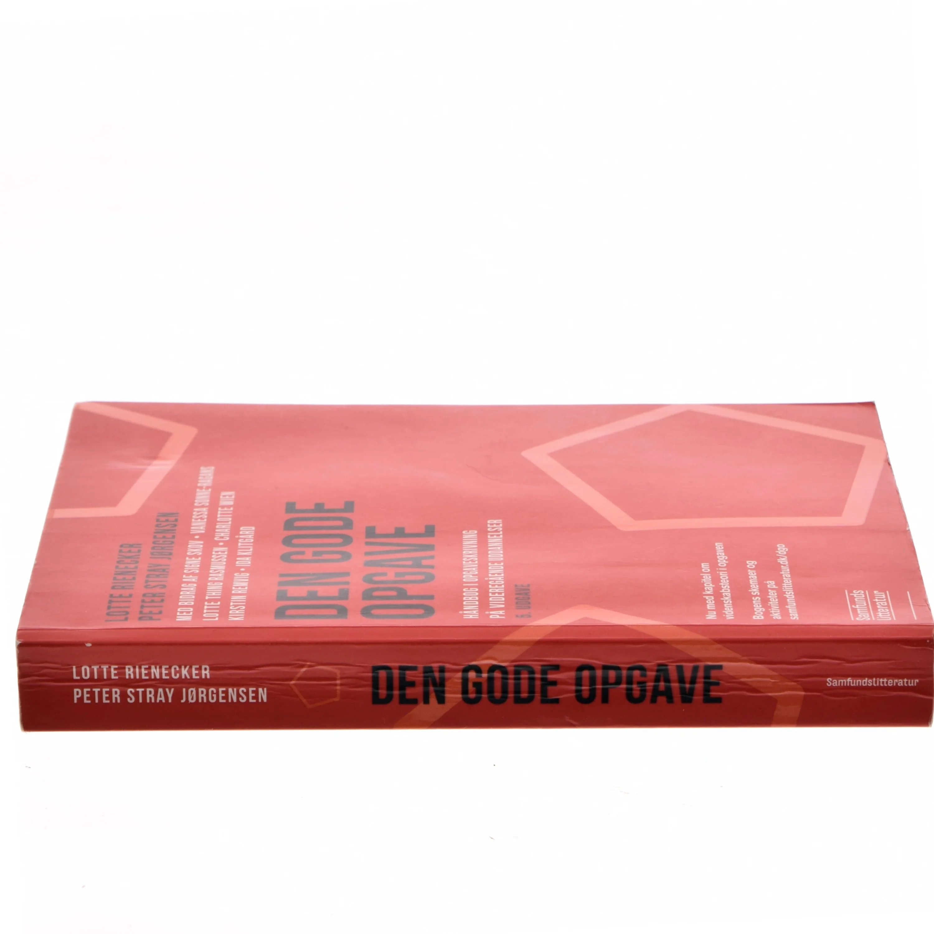 Den gode opgave : håndbog i opgave-, projekt- og specialeskrivning af Lotte Rienecker (Bog)