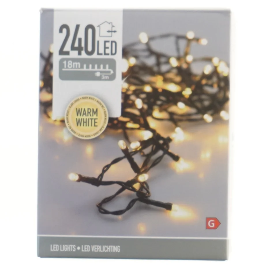 LED lysk&aelig;de 240 lys (str. 18 m cm)