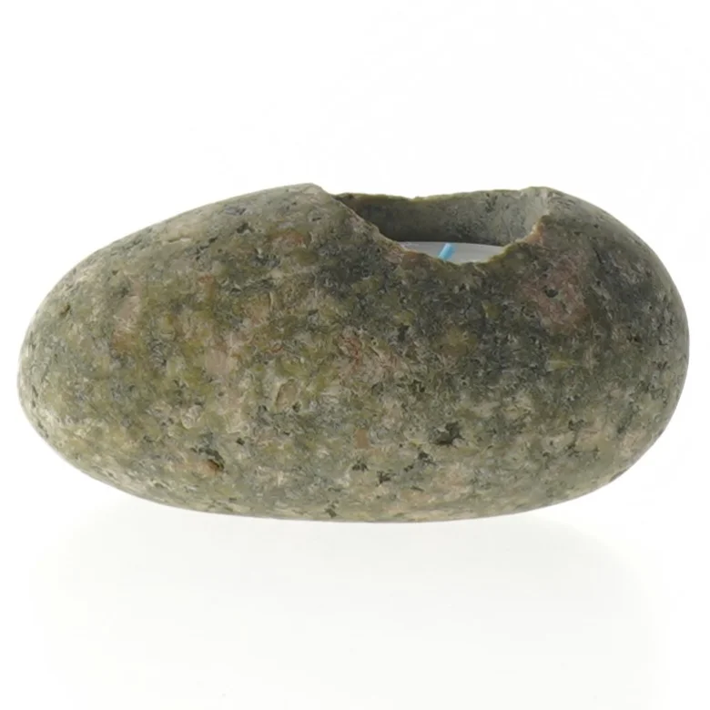 Stenformet lysestage (str. 12 cm)