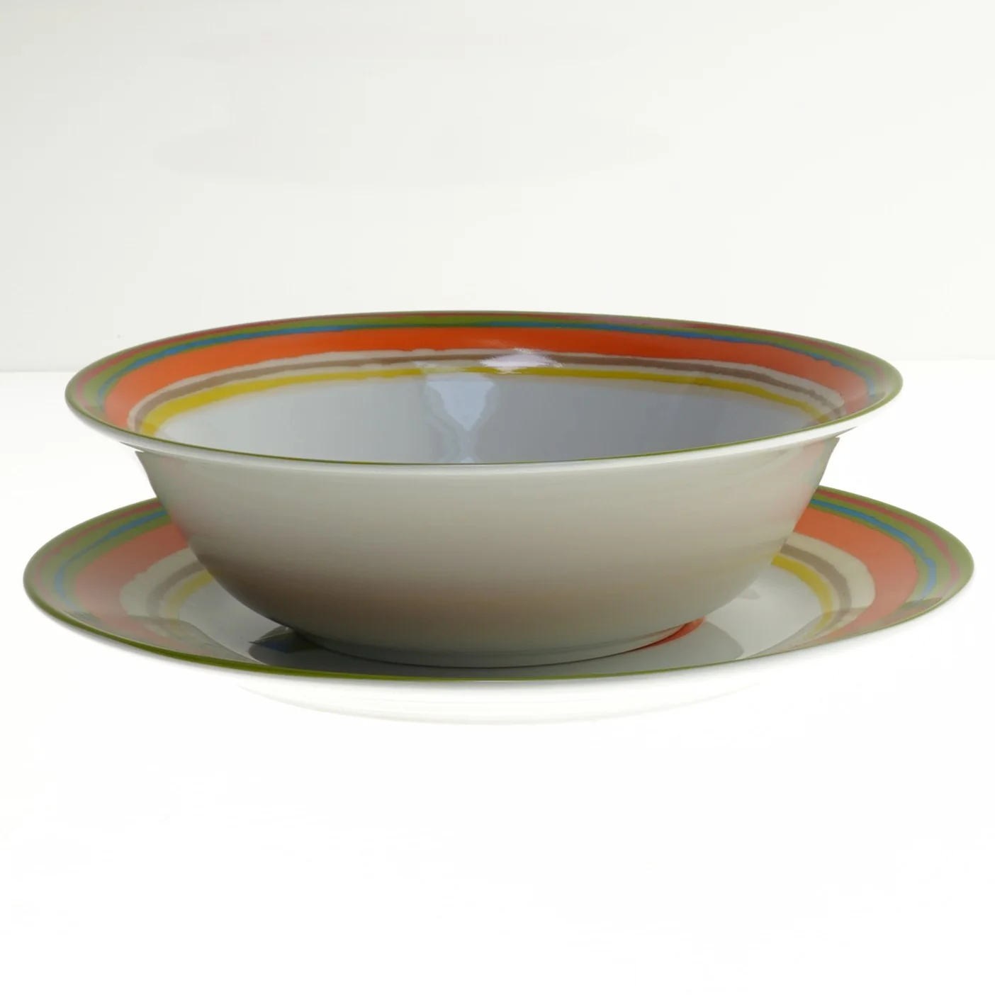 Børneskål og tallerken (str. Ø 19 cm)