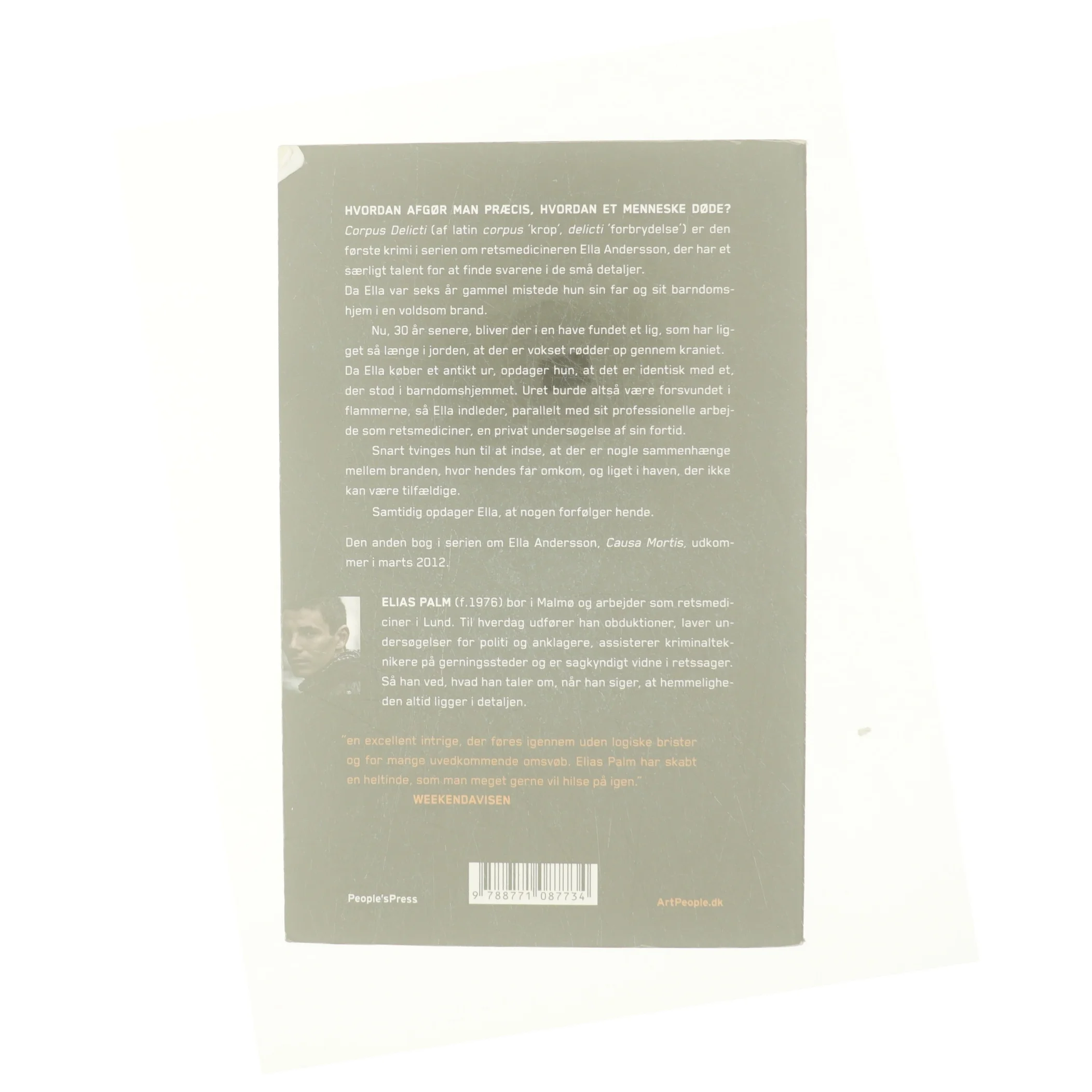 Corpus delicti : krimi af Elias Palm (Bog)