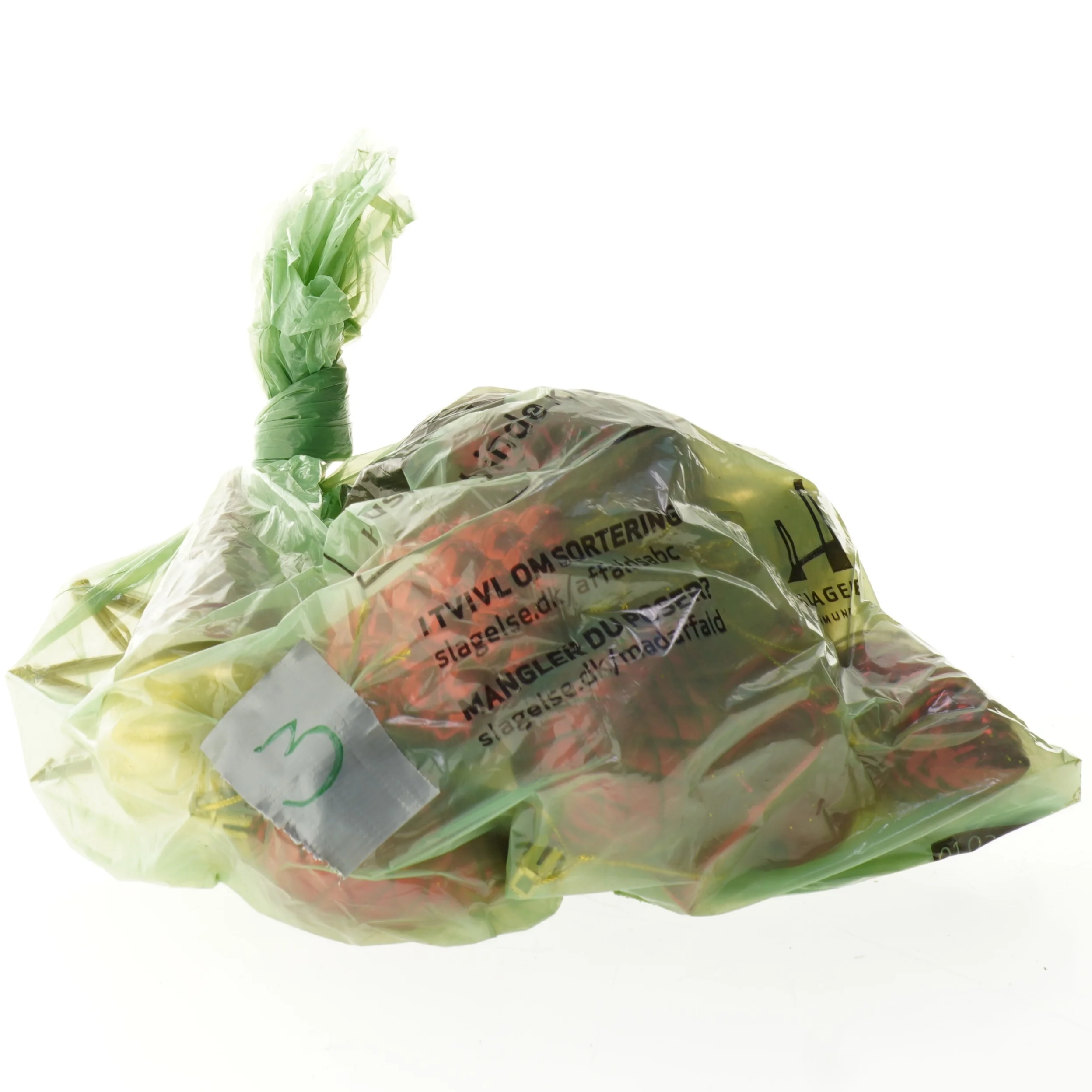 16 stk flot Julepynt i rødt, guld og natur(str. Blandet størrelser)