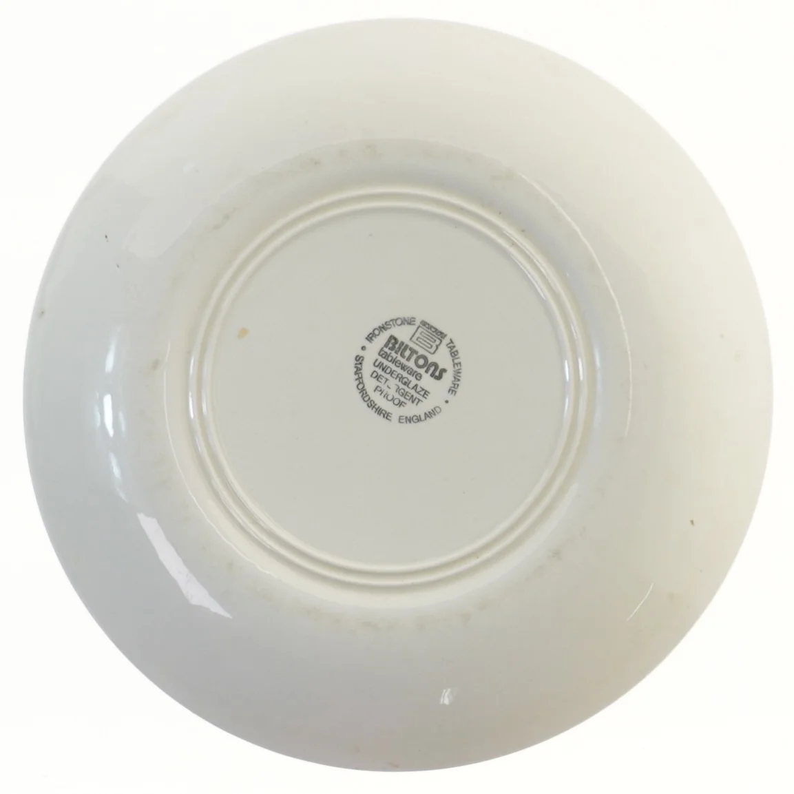 Retro Keramisk Tallerken fra Biltons (str. Ø 23 cm)