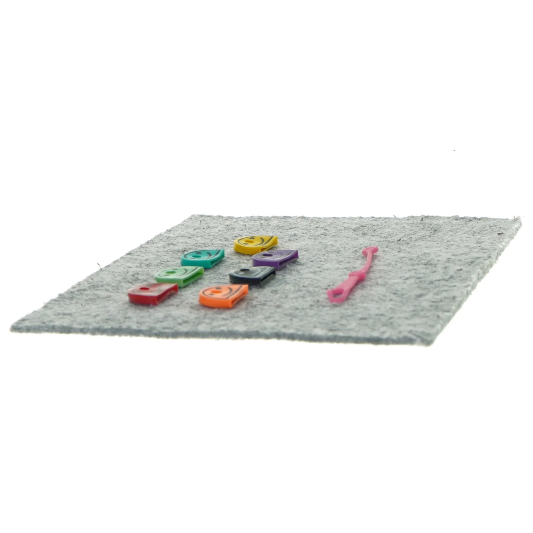 nye Gummi hætter til nøgler med smileys