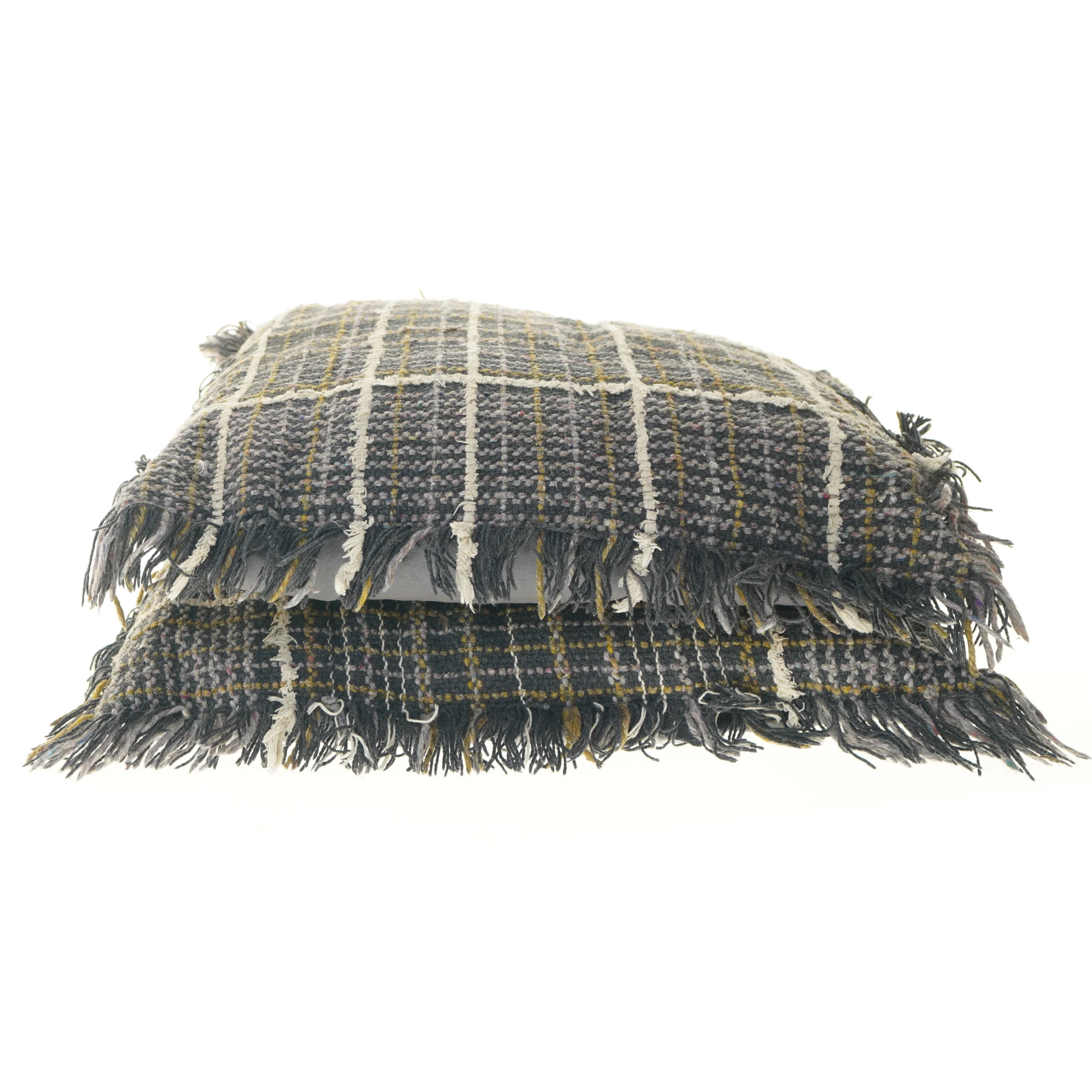 Sæt af puder fra Ilva, ternede kvadratiske puder (str. 46x50 cm)