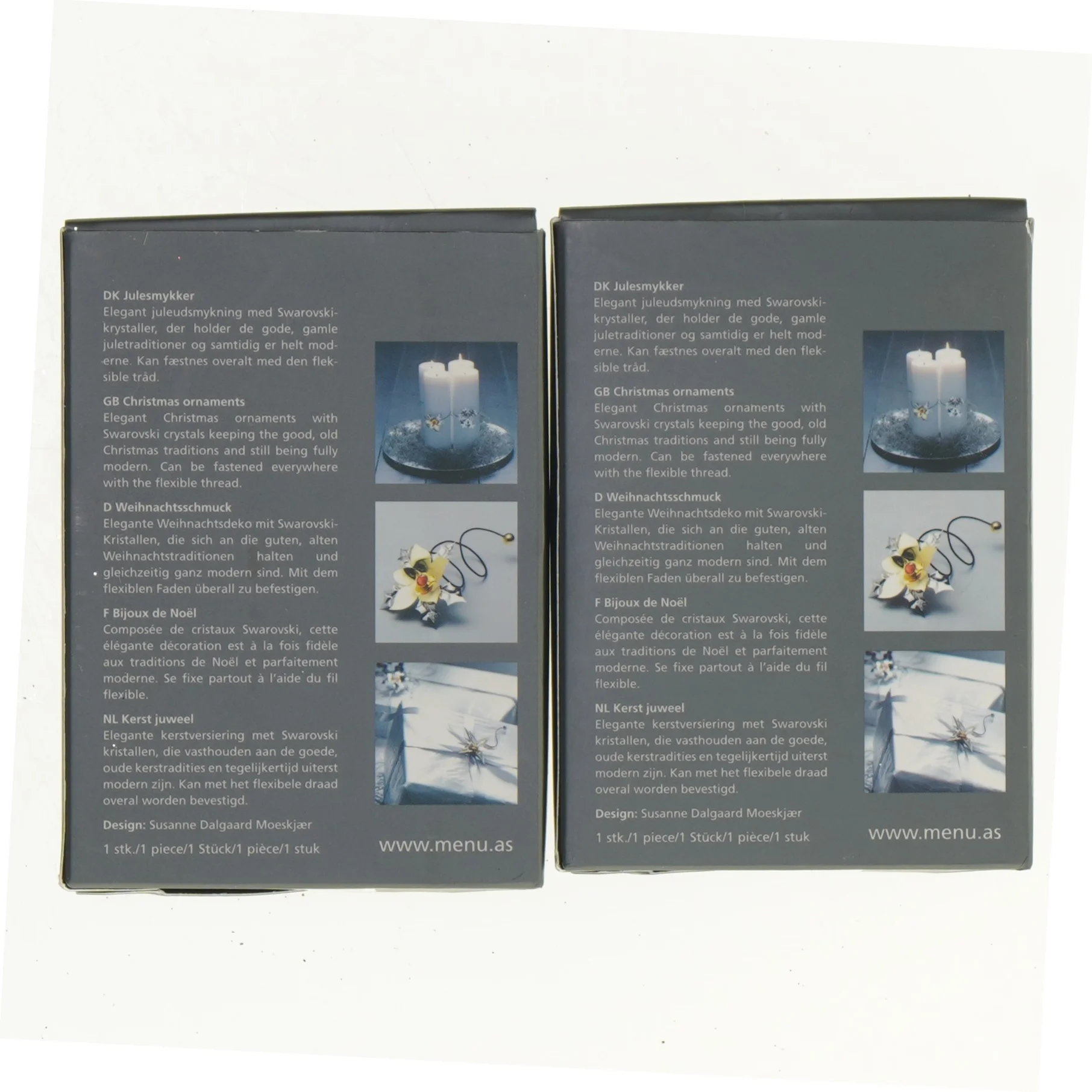 Julepynt fra Menu (str. 11 x 8 cm)