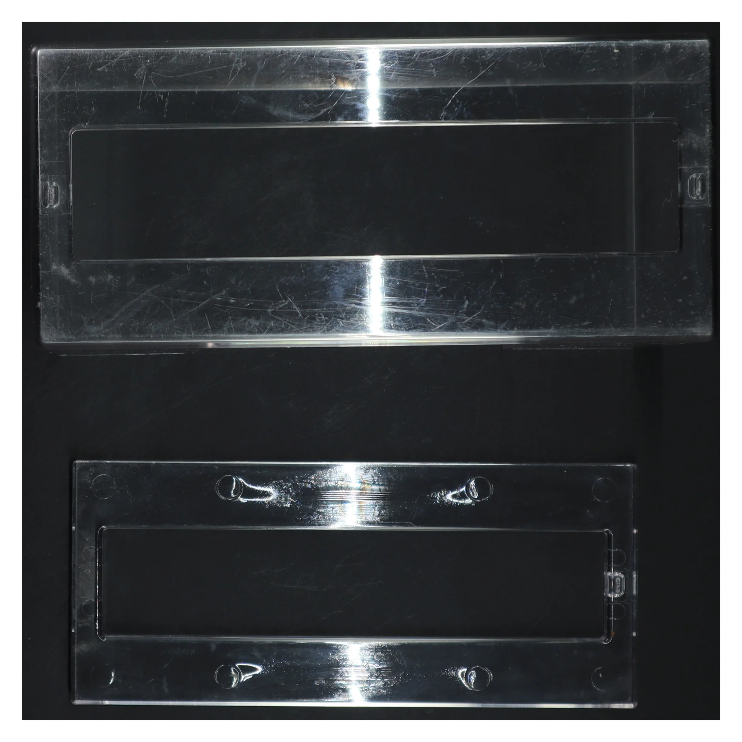 transparent boks til servietter, bla Lambi mm (str. 22x10x15,5 cm)