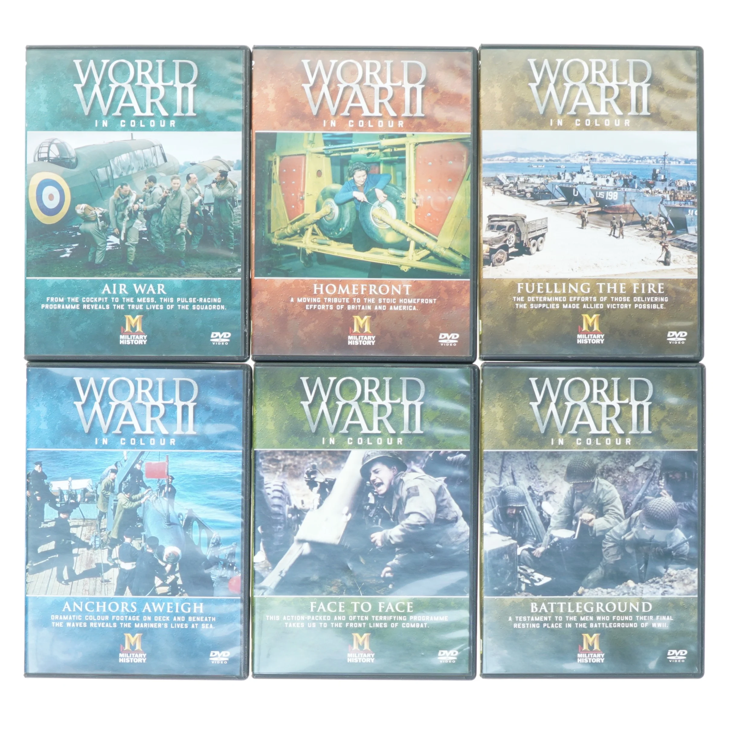Dvd sæt world war 2 in color fra Military History