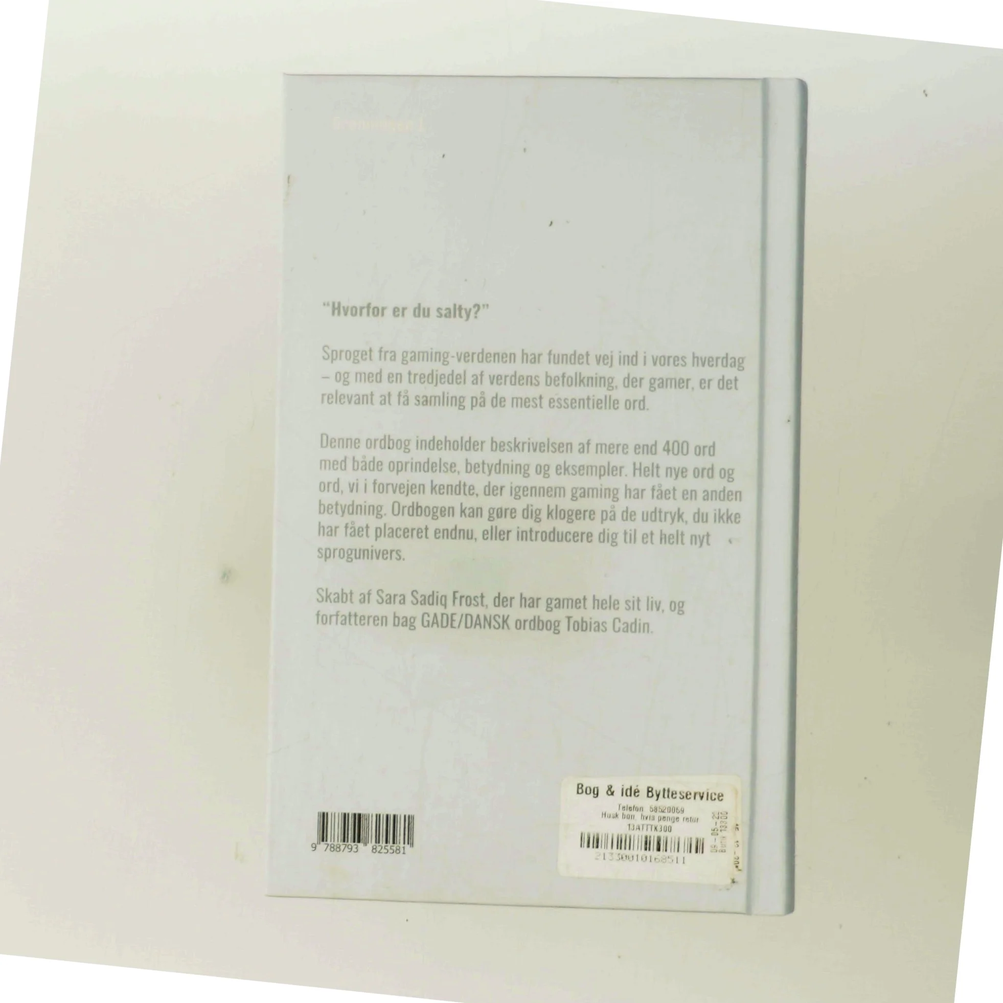 Alle gamer - ordbogen af Sara Sadiq Frost (Bog)