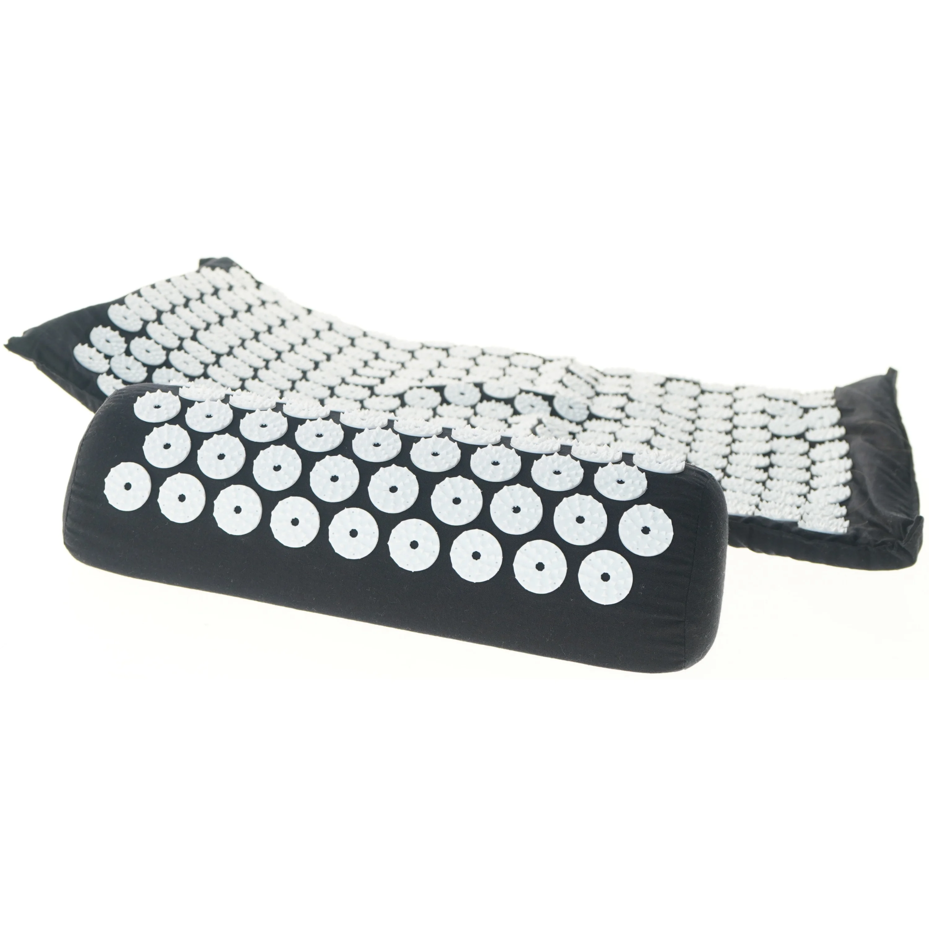 Ubrugt, nyt sæt med Akupressurmåtte og pude (str. 64x40 & 37 cm)