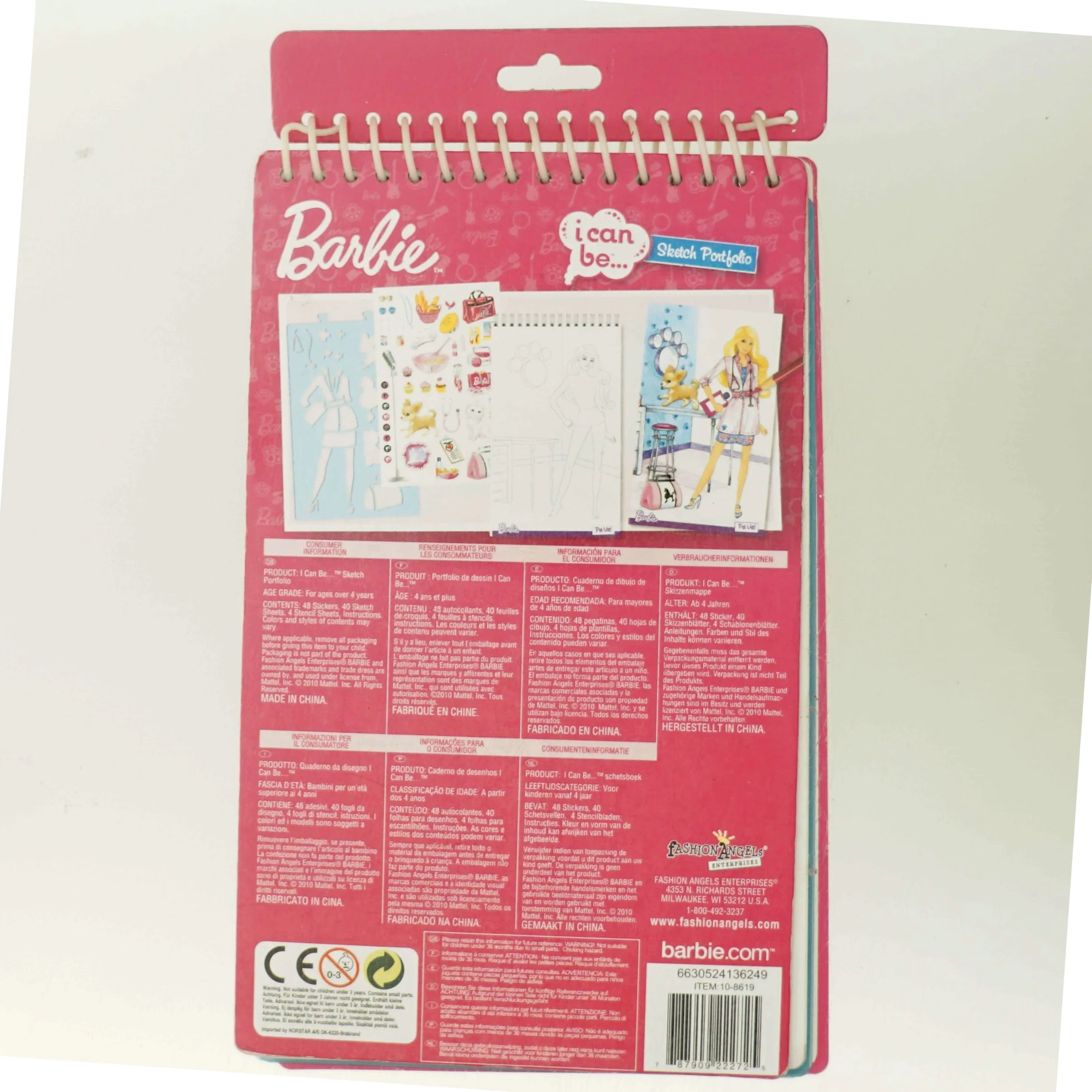 Barbie I Can Be Sketch Portfolio (Bog)