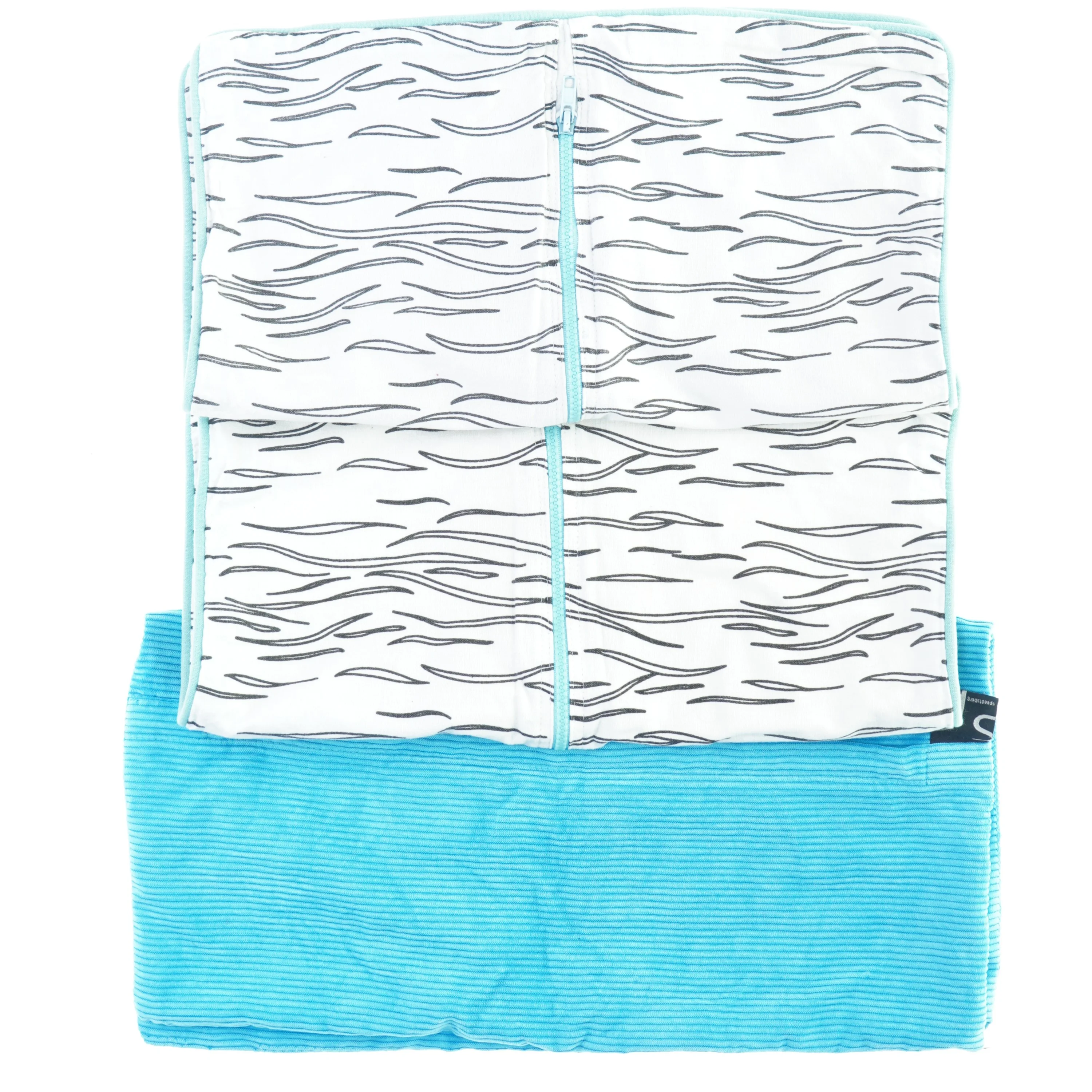 3 pudebetræk (str. 40 x 40 cm og 45 x 45 cm )