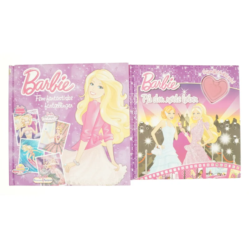 To bøger fra Barbie, stor bog med 5 historier