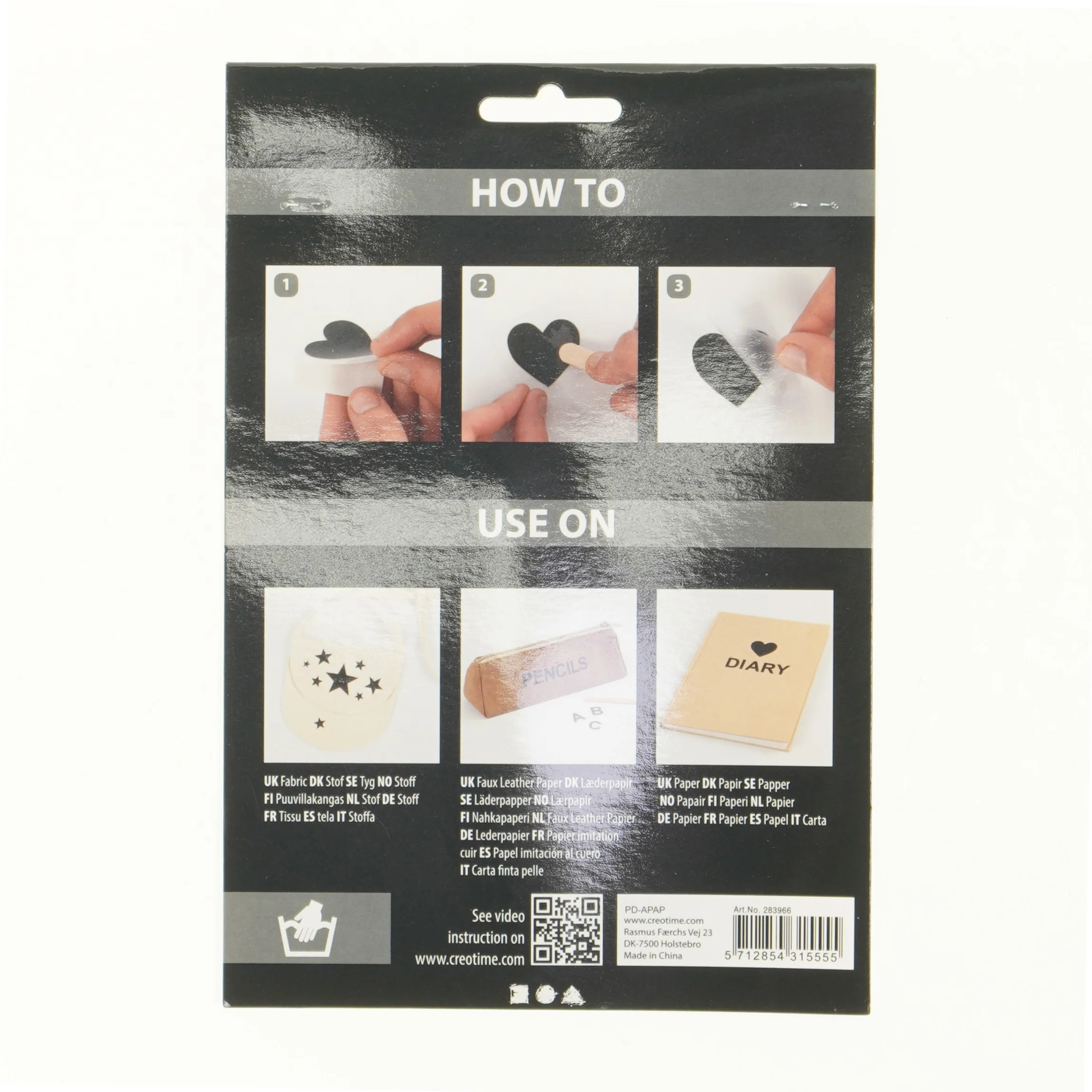 nye transfers, overføringsmærker med bogstaver fra Creatime (str. 20 x 14 cm)