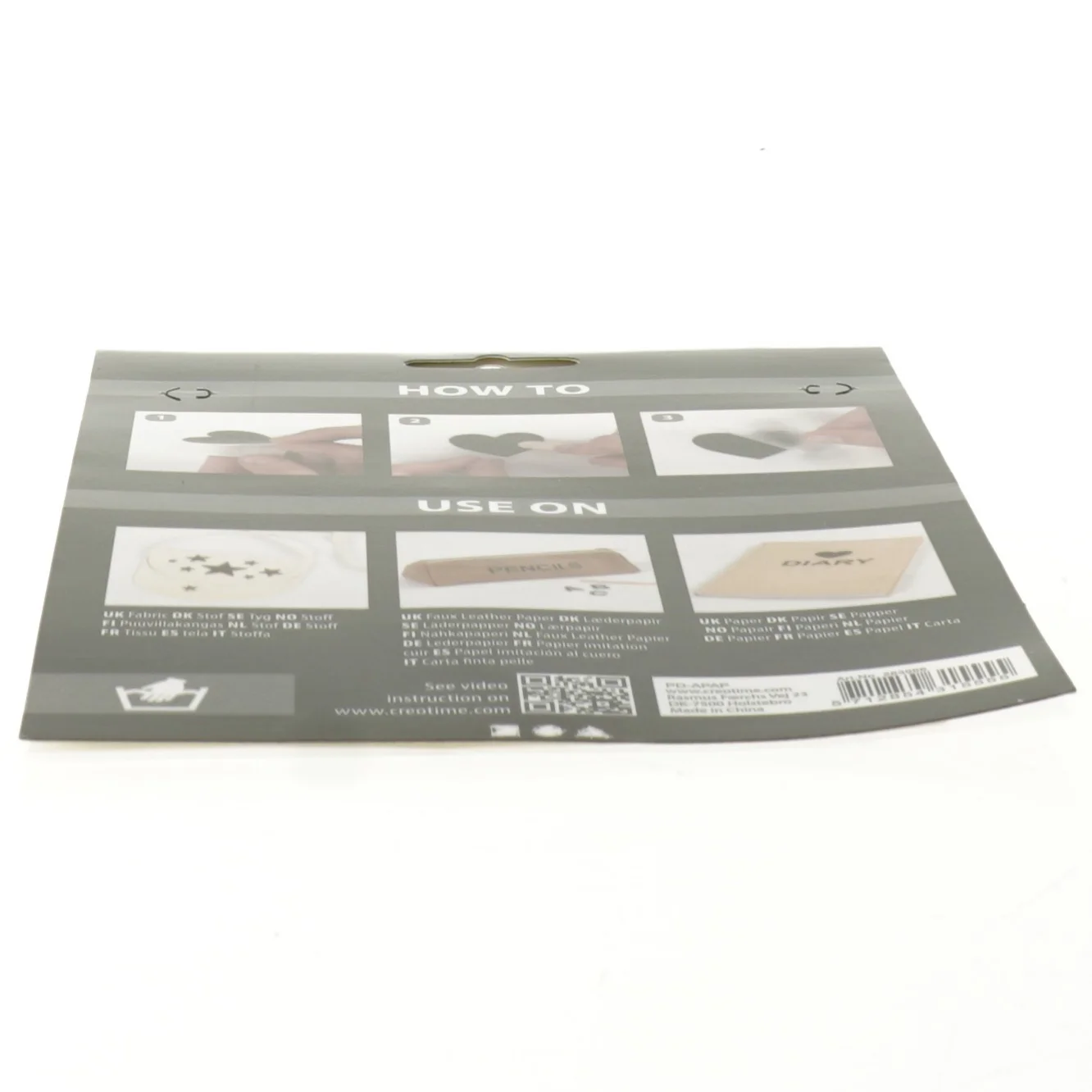 nye transfers, overføringsmærker med bogstaver fra Creatime (str. 20 x 14 cm)