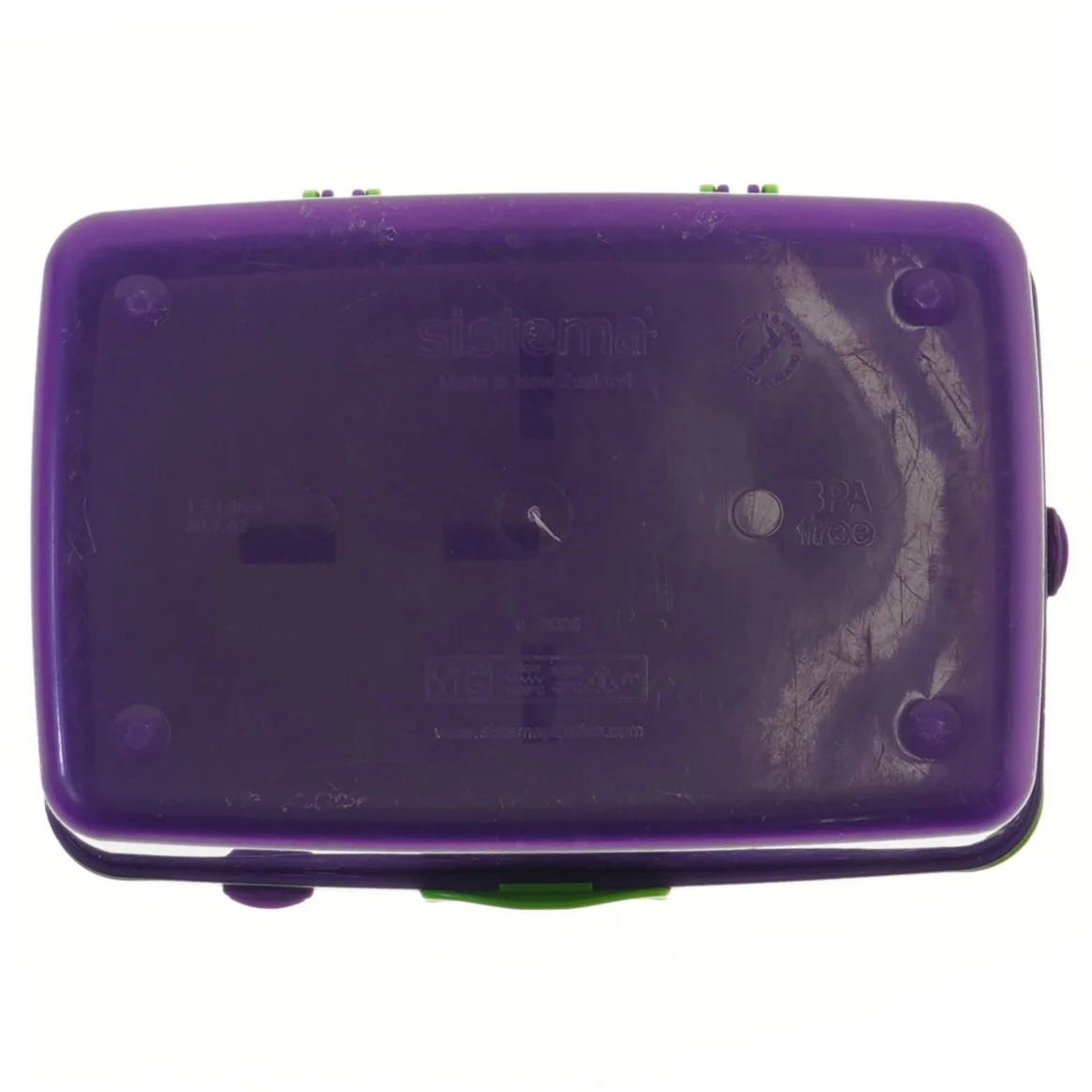 Plastik madkasse fra Sistema (str. 21x14 cm)