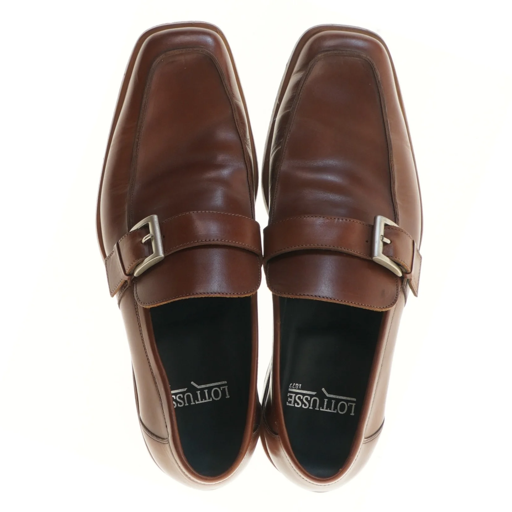 Brune loafers med spænde fra Lottusse (str. 40-41 )