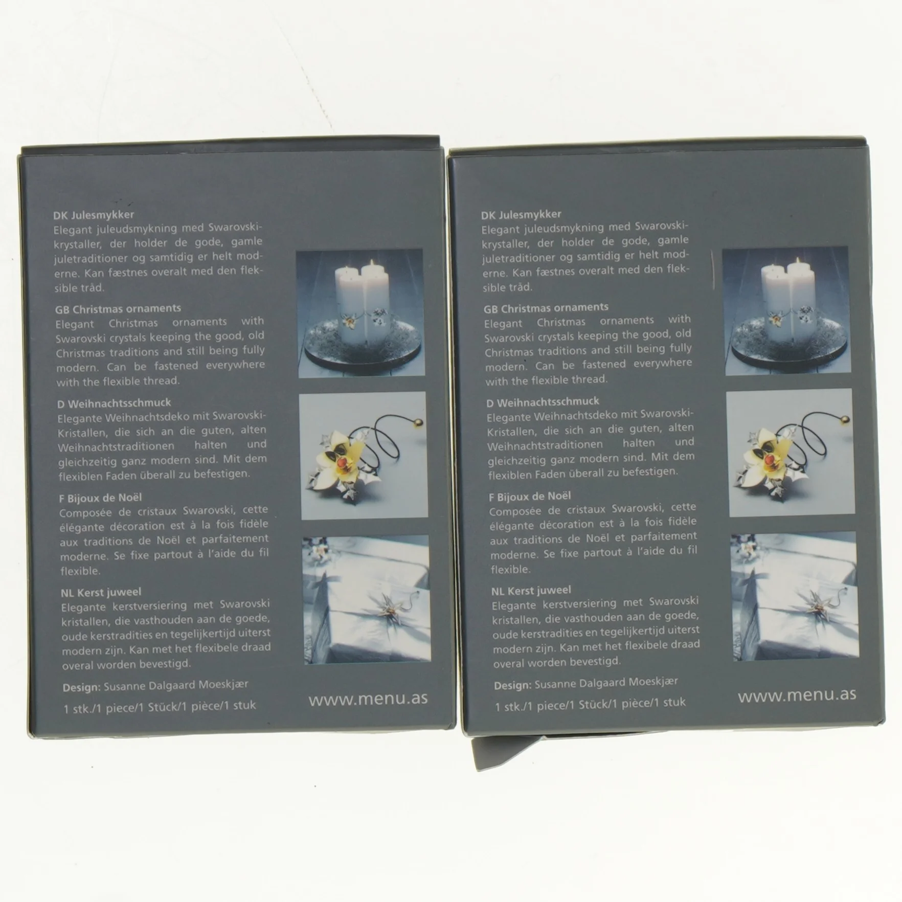 Julepynt fra Menu (str. 11 x 8 cm)