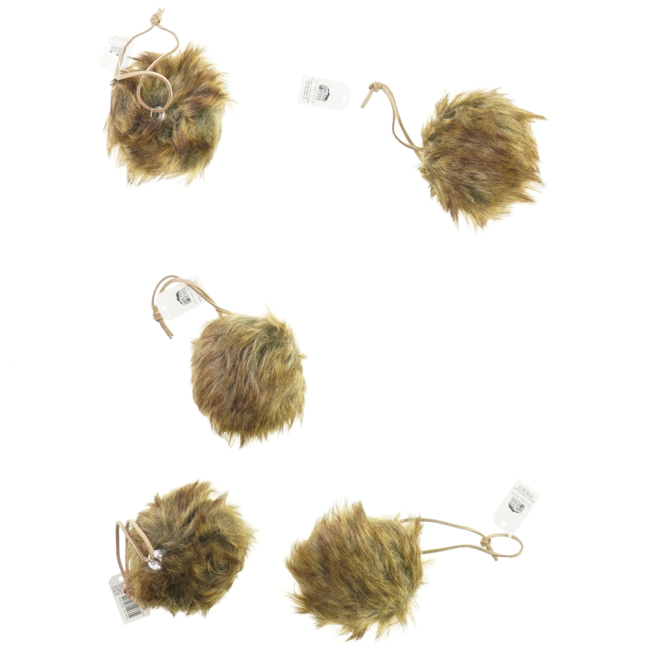 nye julekugler i “pels” fra Det Gamle Apotek (str. 8 cm)