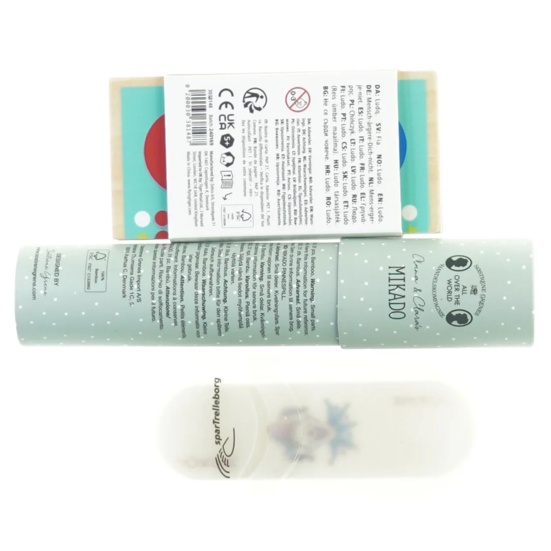 Minispil fra tiger og Søstrene Grene Og Spar Trelleborg (str. 20 x 3 cm)