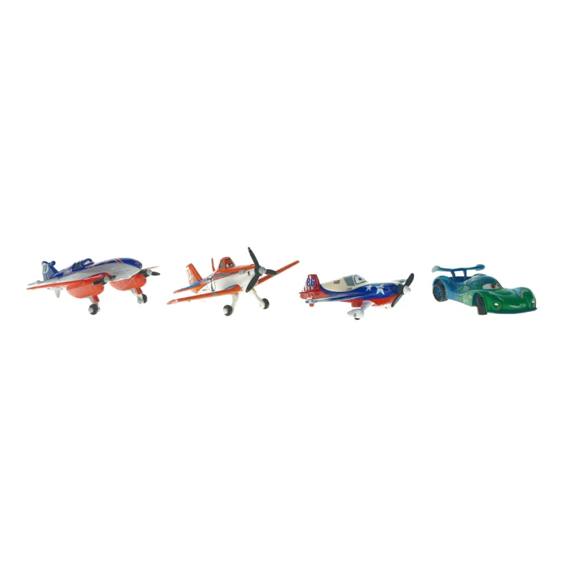 Legetøj fartøjer fra cars / planes (str. 8 cm)