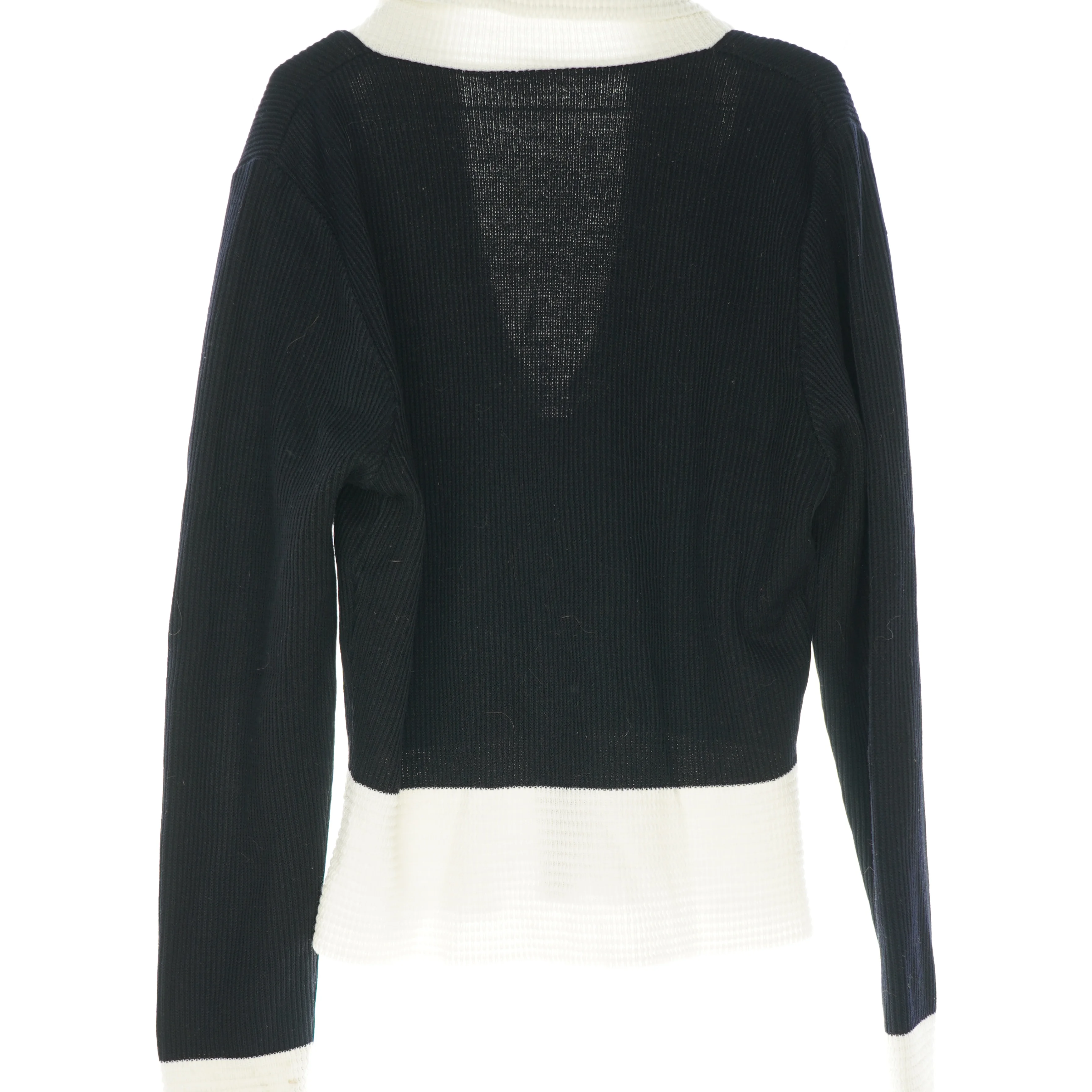 Bluse / cardigan med flot snit(str. 158 cm)