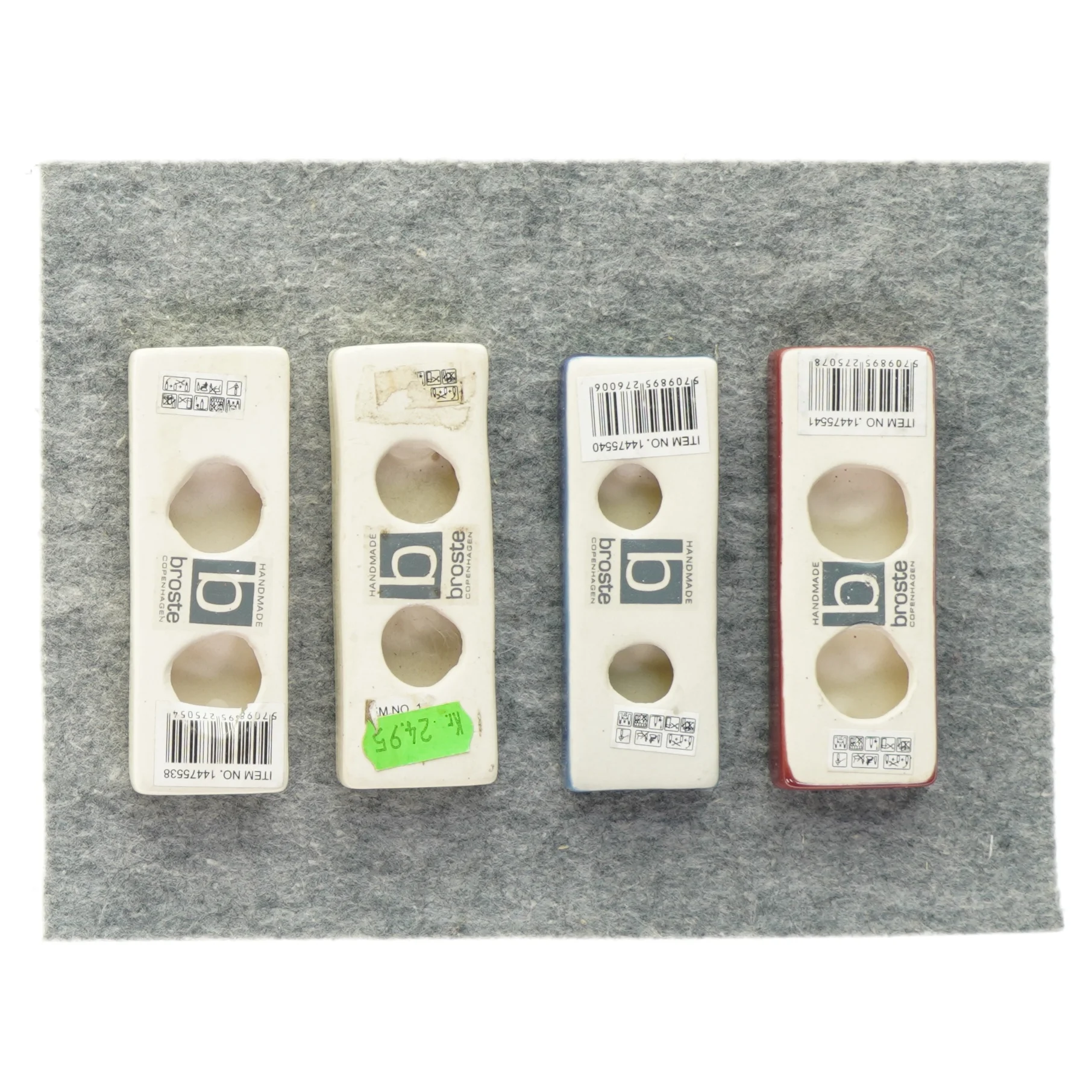 Lysestager 4 stk. fra Broste (str. 11 x 4cm)