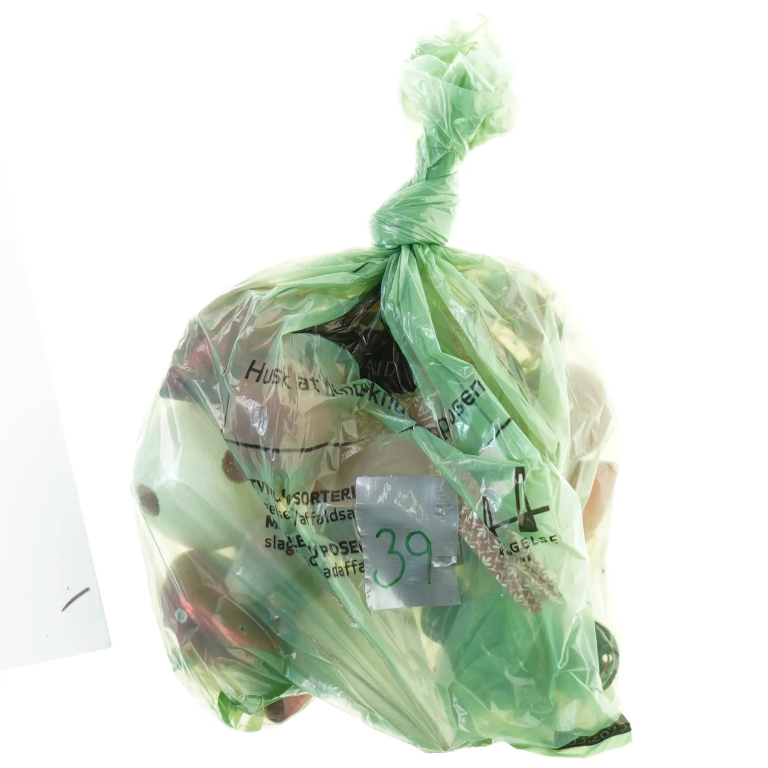 Julepynt, 16 julekugler mm.  (str. 15 cm)