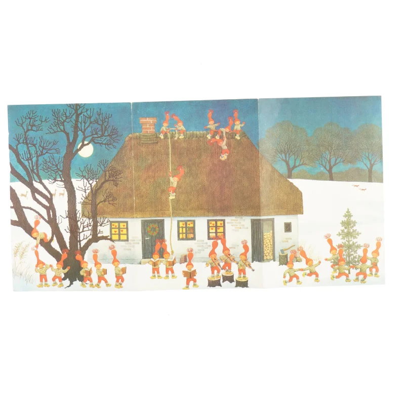 Julepostkort / stort print med Karen K nisser(str. 29 x 20 cm)
