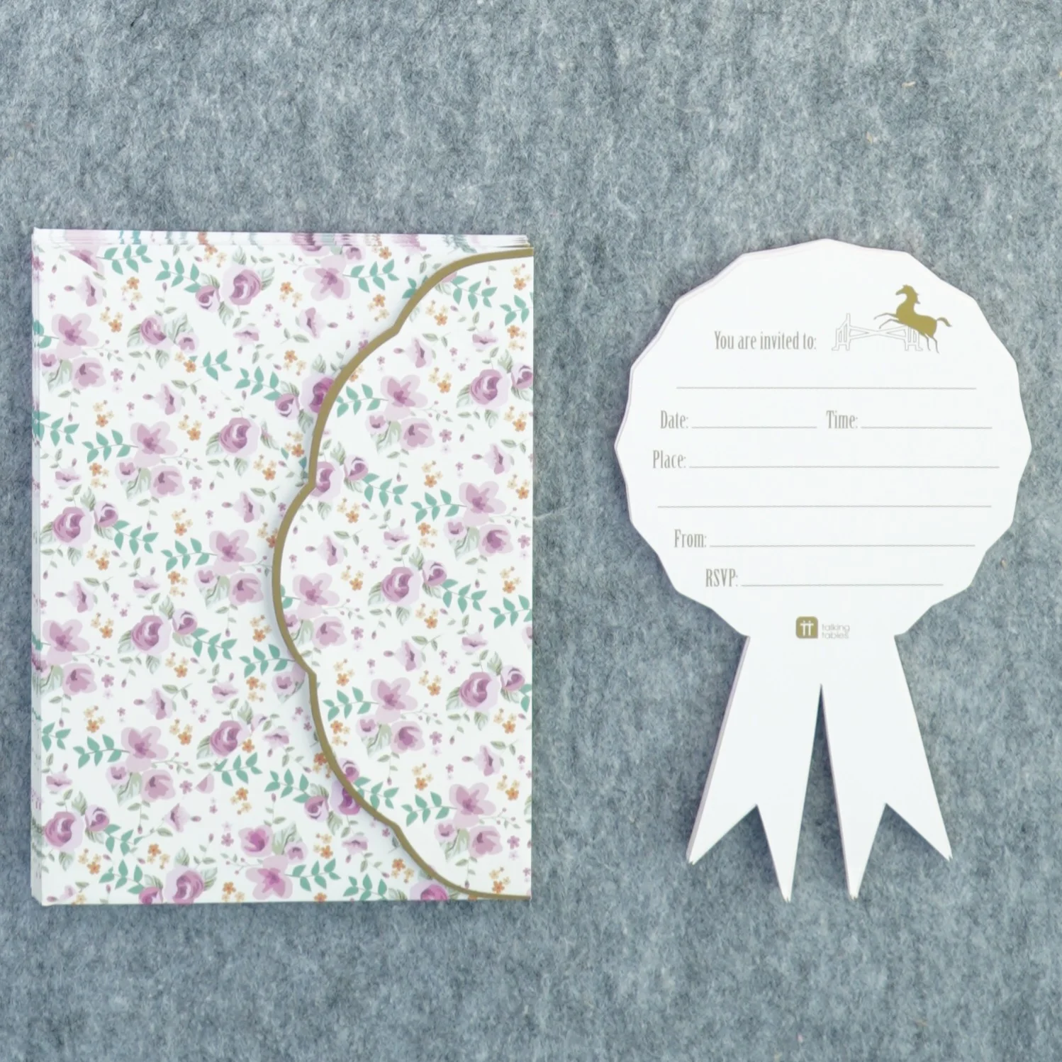 Invitationer til fest fra Talking Tables (str. 17 x 13 cm)