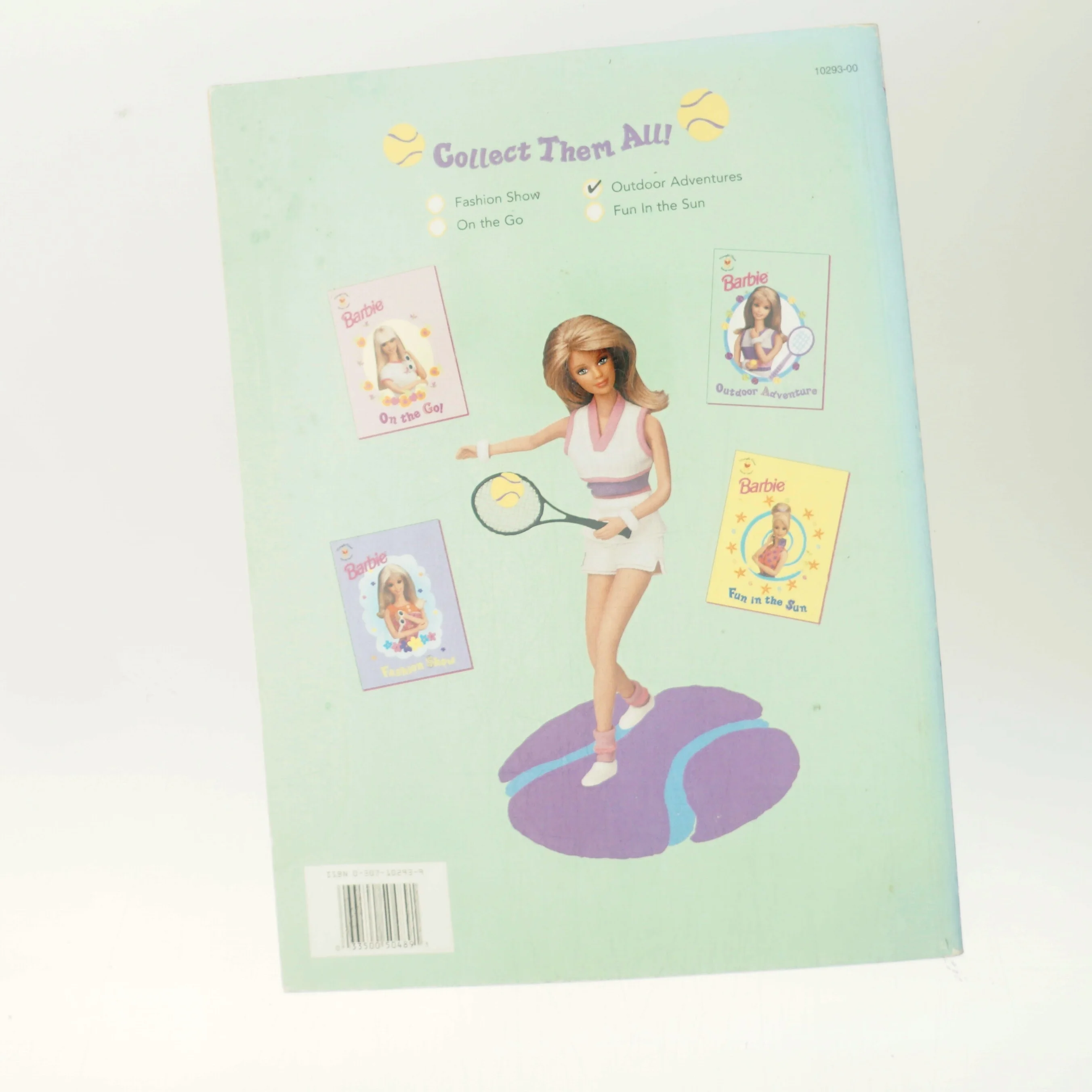 Vintage tegnebog med Barbie, købt i USA for ca 30 år siden: Barbie Outdoor Adventure (Bog)