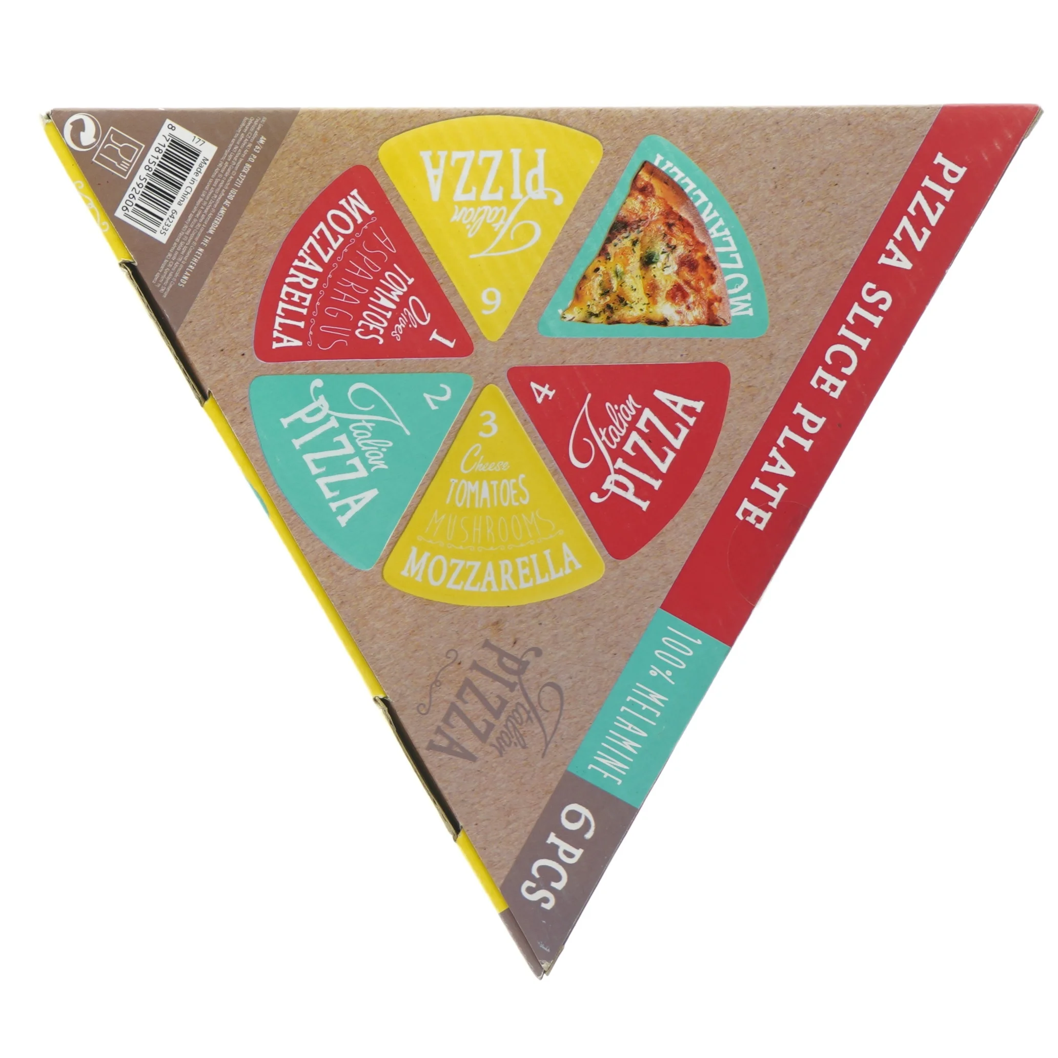 nye Pizza slice plate (str. 23 x 22cm)