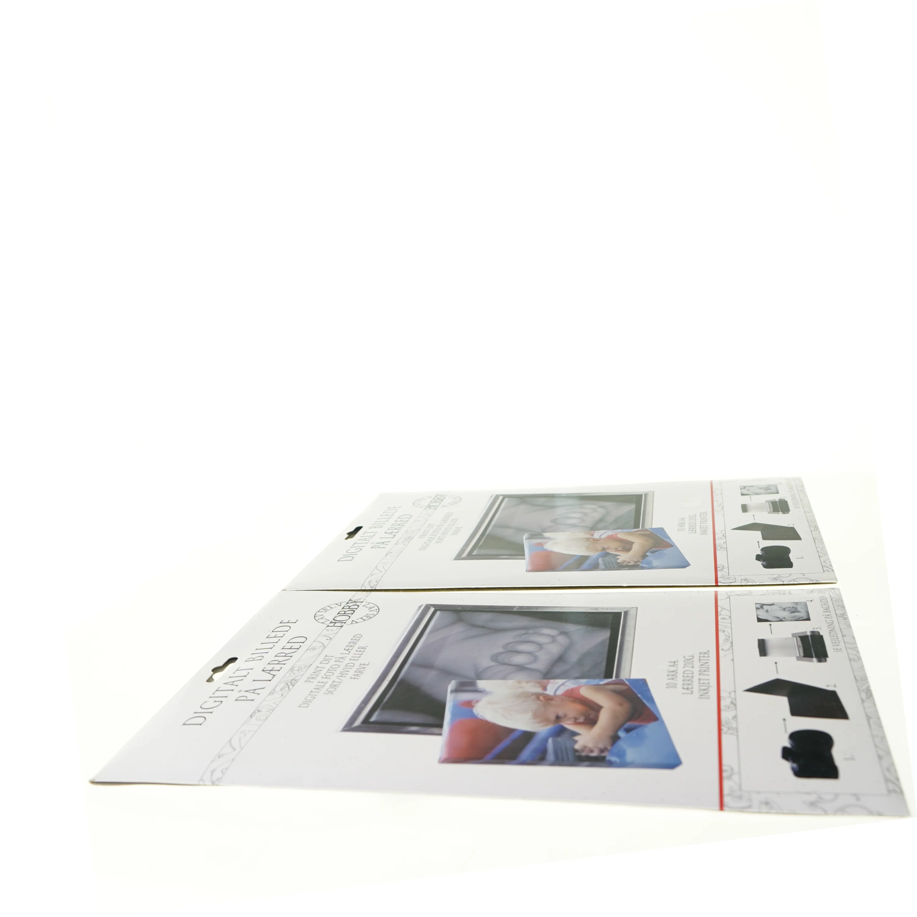 2 ubrugte pakker Digital billede på lærred fra Lav Selv Hobby (str. 35 x 24 cm)