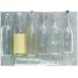 retro patentflasker, gamle Glasflasker (str. 30 cm)