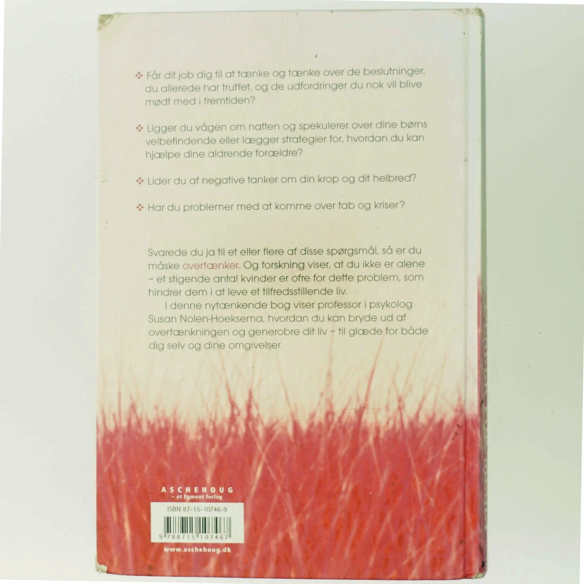 Kvinder der tænker for meget af Susan Nolen-Hoeksema (Bog)