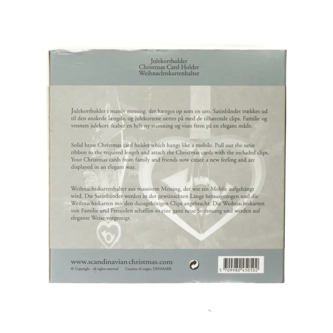 Julepynt fra Scandinavian Christmas (str. 17 x 10 x 16 cm)